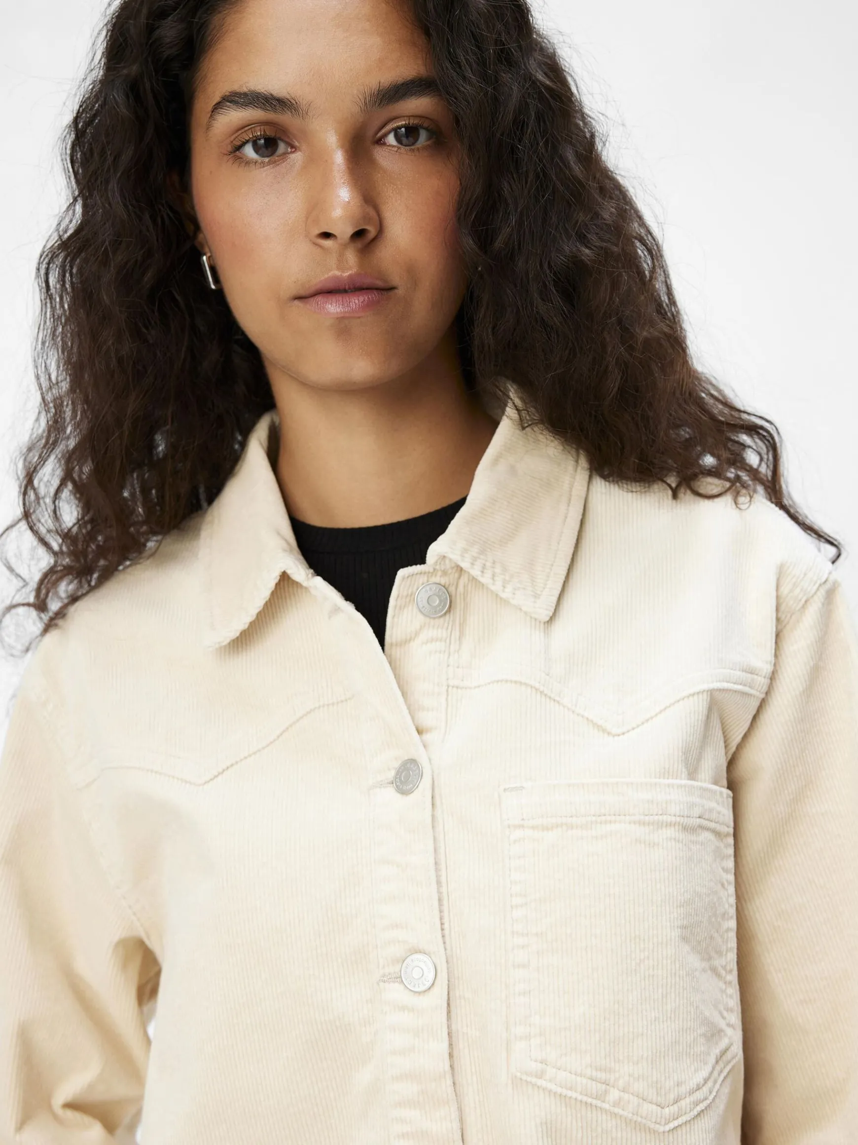 Dame OBJECT JERNBANEFLØJL SKJORTE