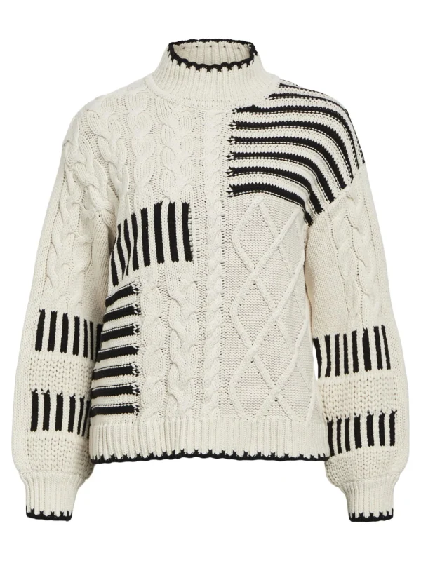 Dame OBJECT KABELSTRIK PULLOVER