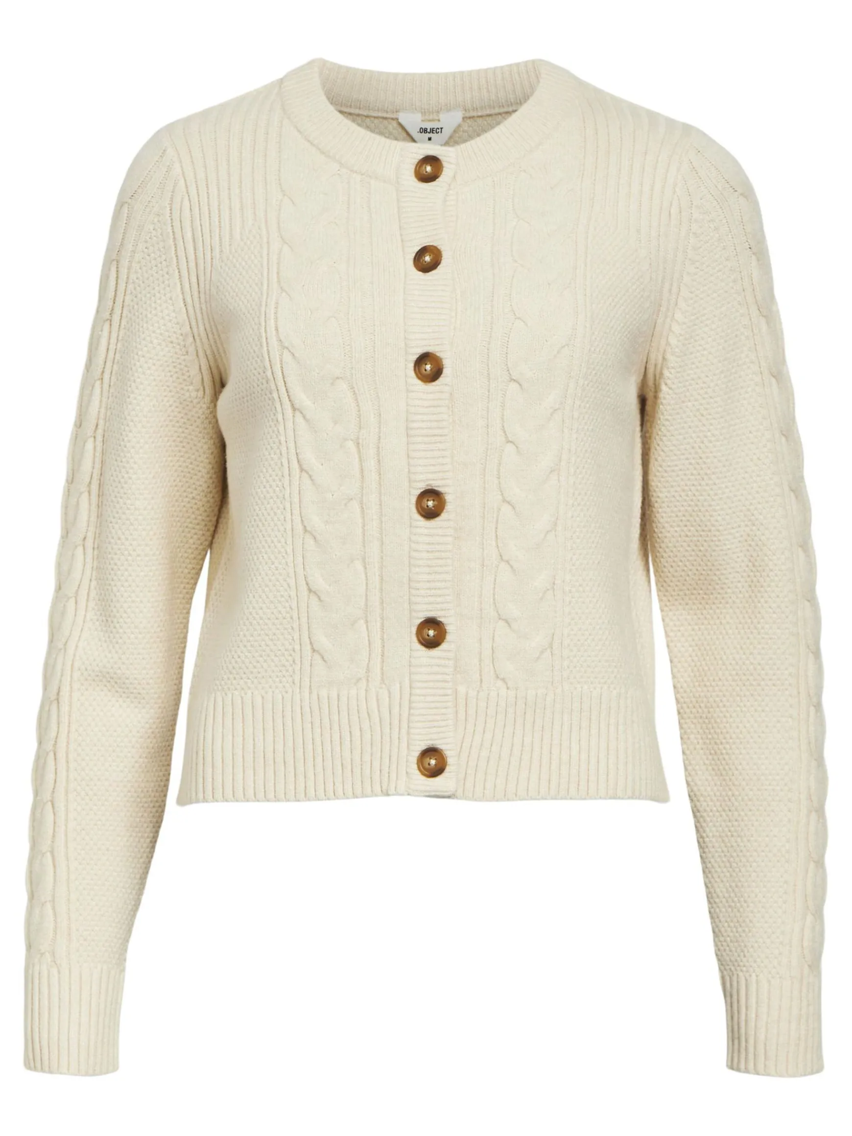 Dame OBJECT KABELSTRIKKET CARDIGAN