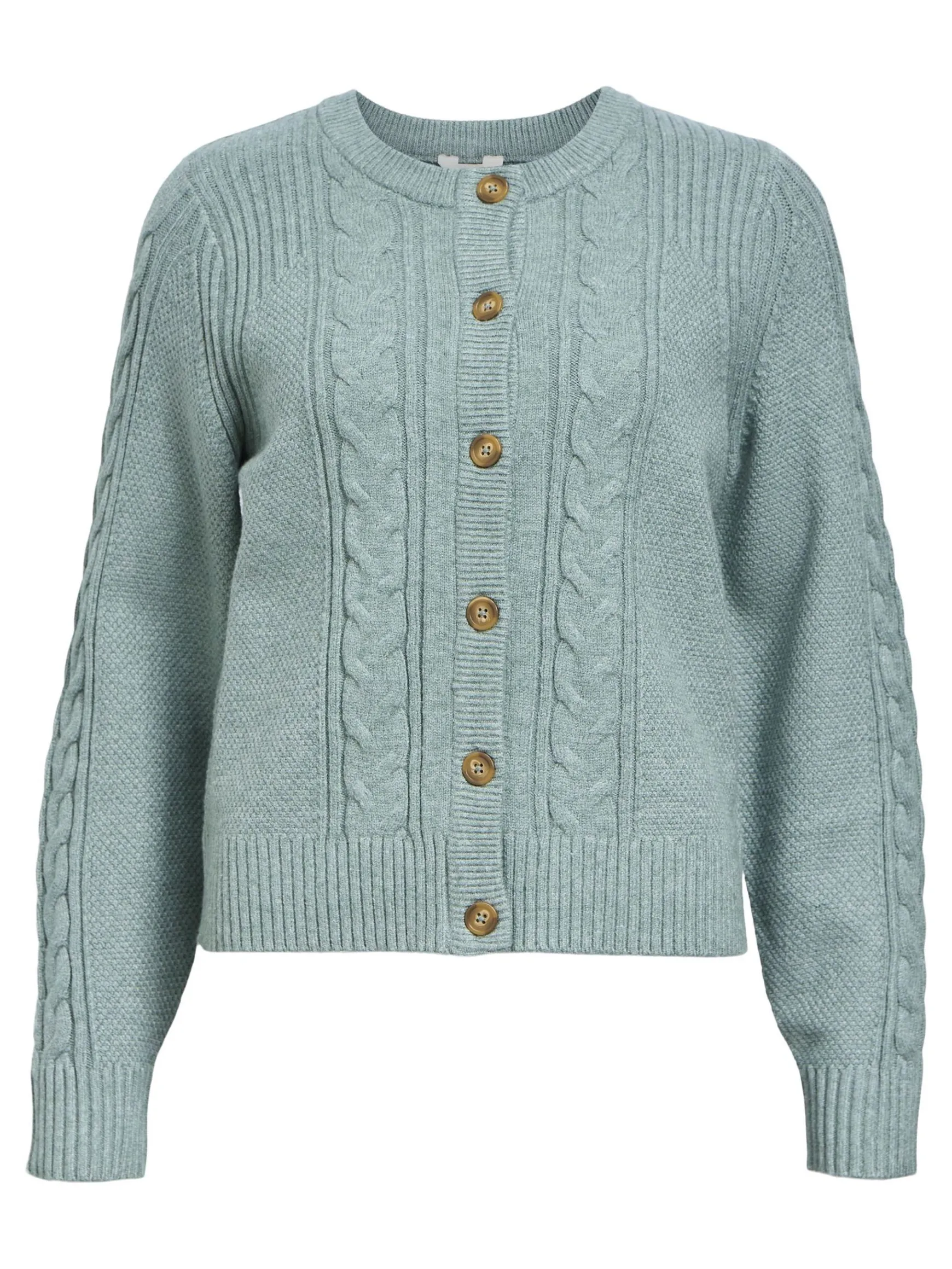 Dame OBJECT KABELSTRIKKET CARDIGAN