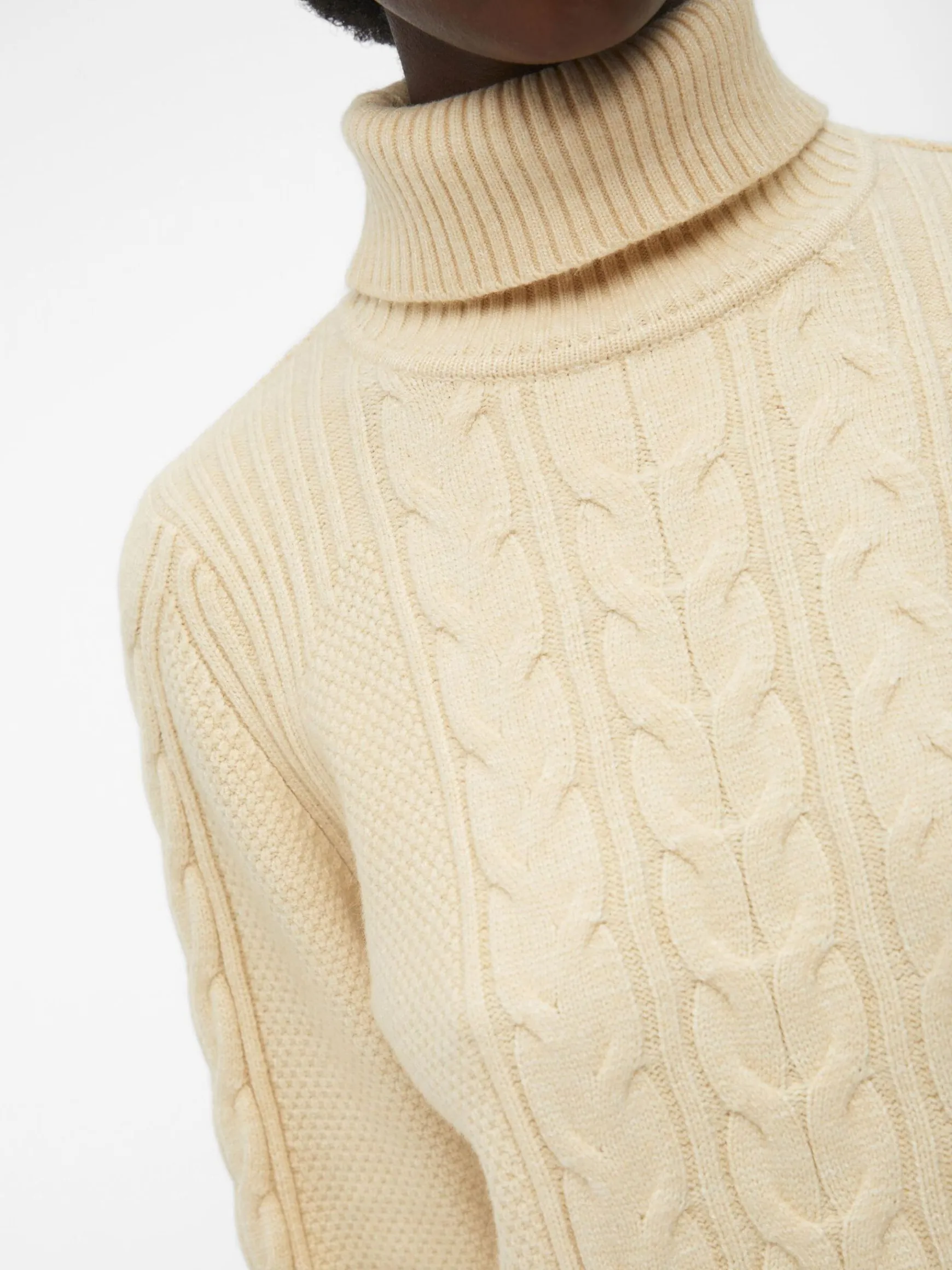 Dame OBJECT KABELSTRIKKET STRIKTRØJE