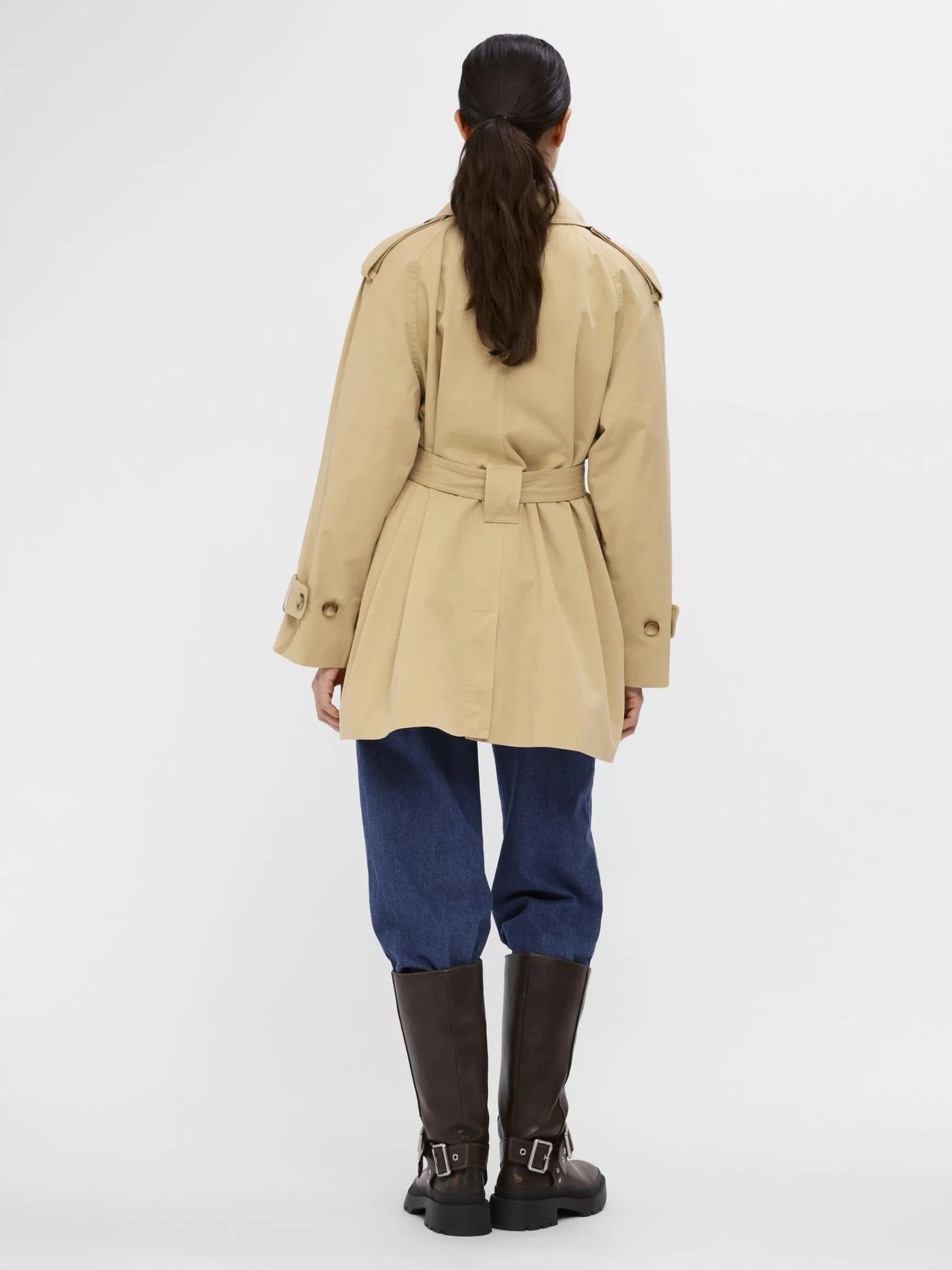 Dame OBJECT KORT TRENCHCOAT