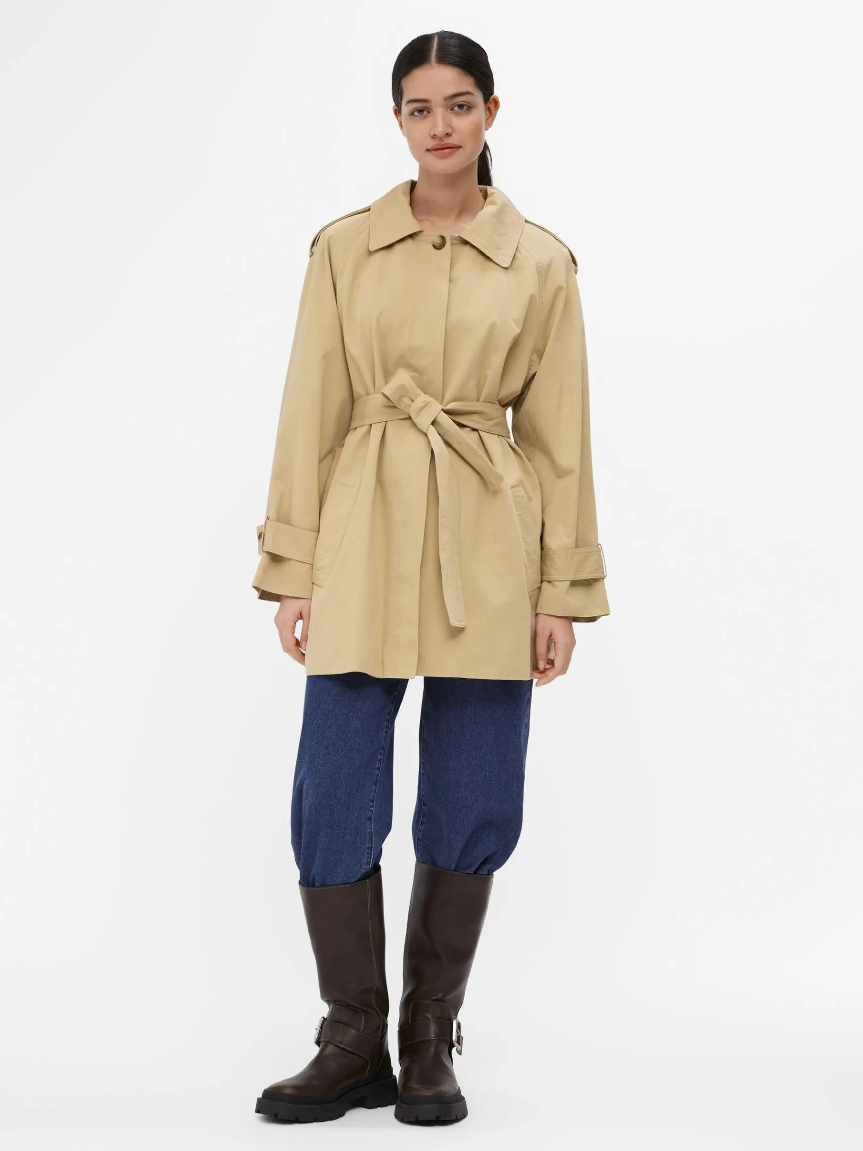 Dame OBJECT KORT TRENCHCOAT