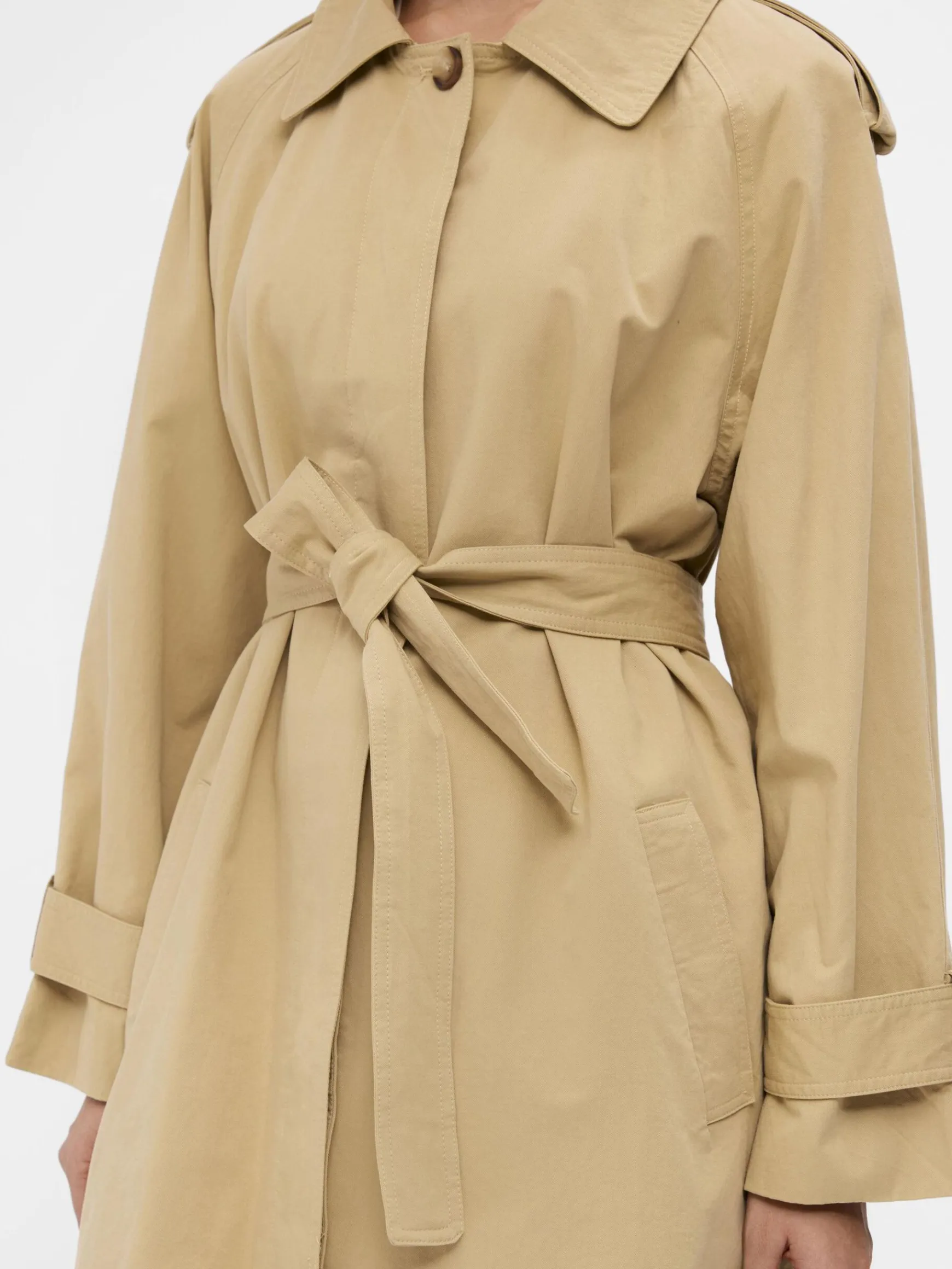 Dame OBJECT KORT TRENCHCOAT