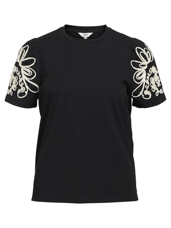 Dame OBJECT KORTÆRMET TOP