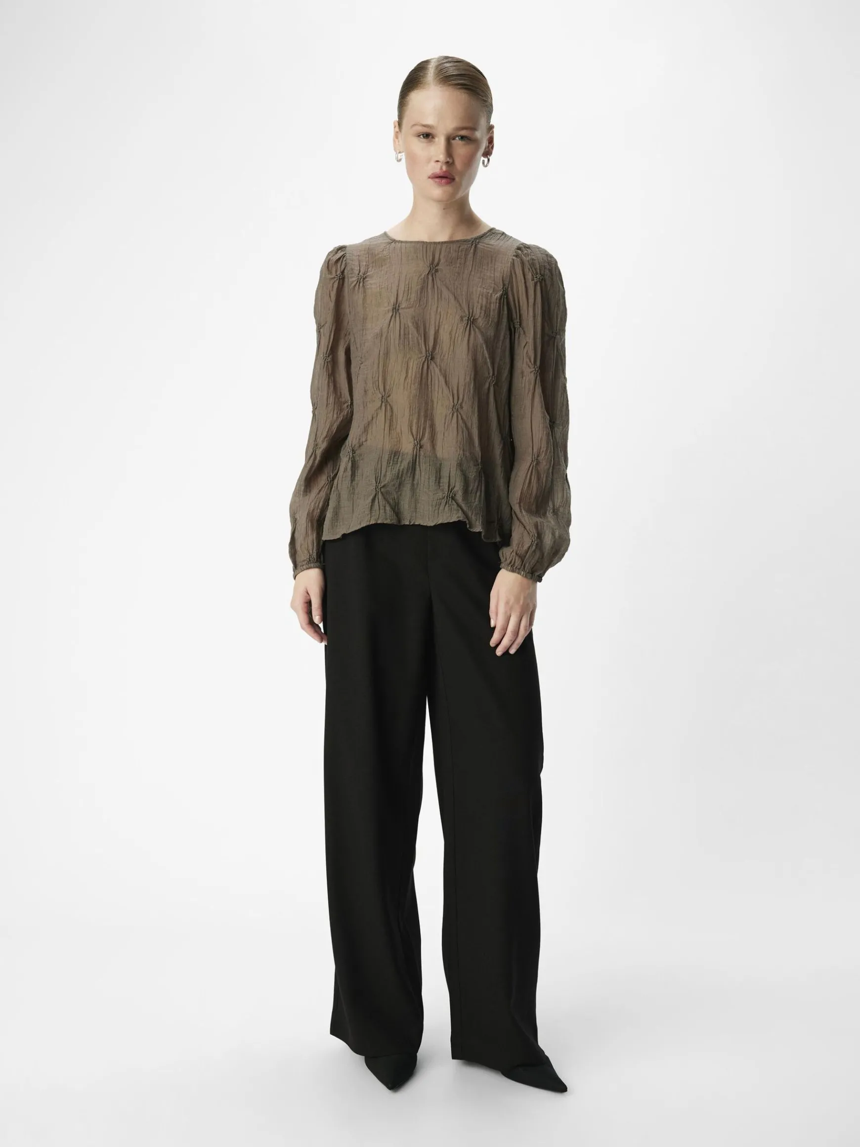 Dame OBJECT KRØLLET TOP