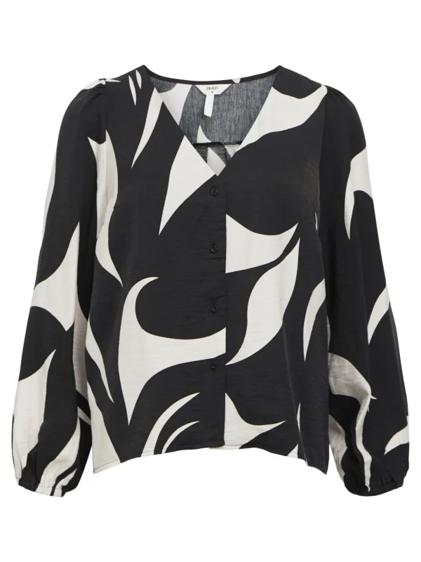 Dame OBJECT LANGÆRMET BLUSE