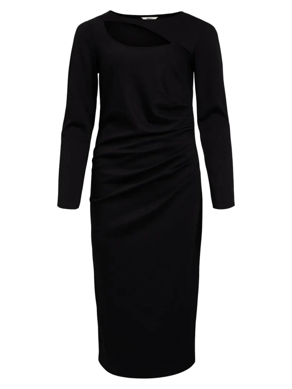 Dame OBJECT LANGÆRMET MIDIKJOLE