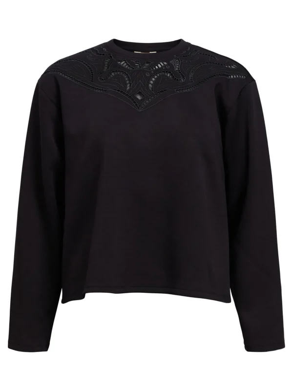 Dame OBJECT LANGÆRMET PULLOVER