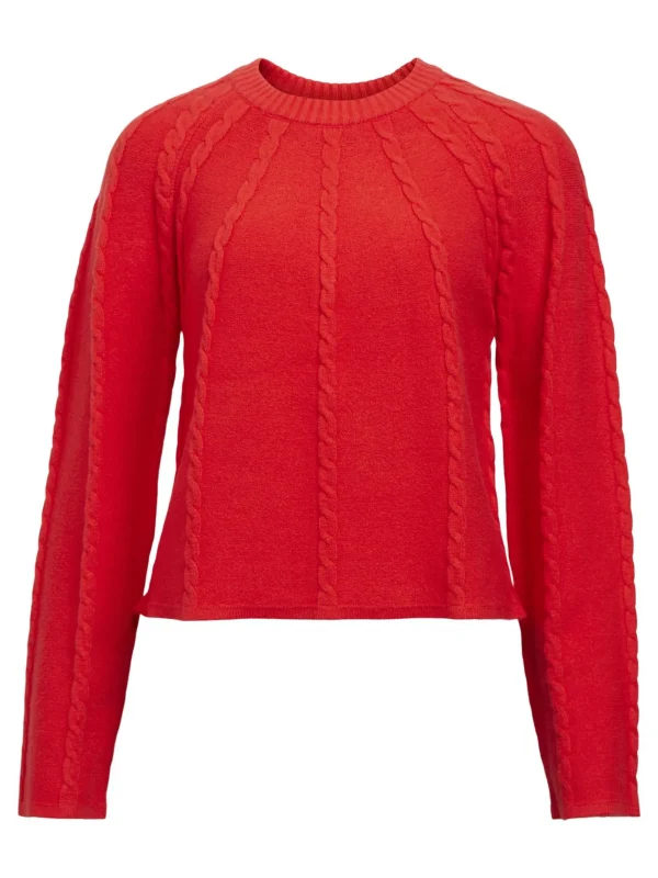 Dame OBJECT LANGÆRMET PULLOVER