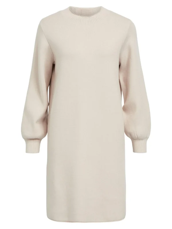 Dame OBJECT LANGÆRMET STRIKKET KJOLE