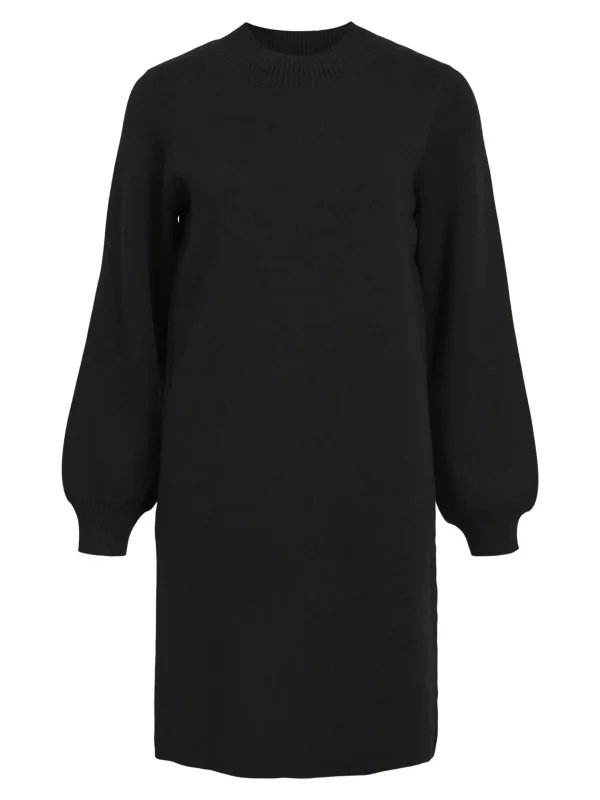 Dame OBJECT LANGÆRMET STRIKKET KJOLE