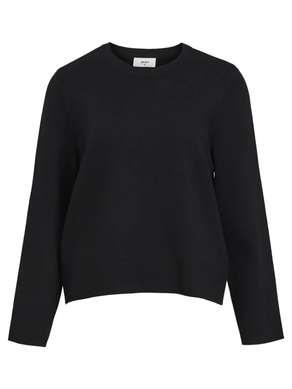 Dame OBJECT LANGÆRMET STRIKTRØJE