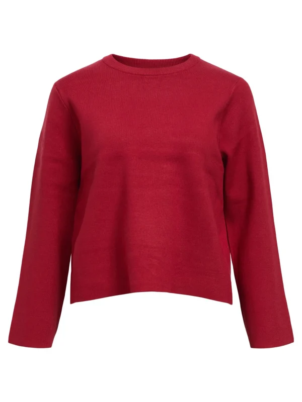 Dame OBJECT LANGÆRMET STRIKTRØJE