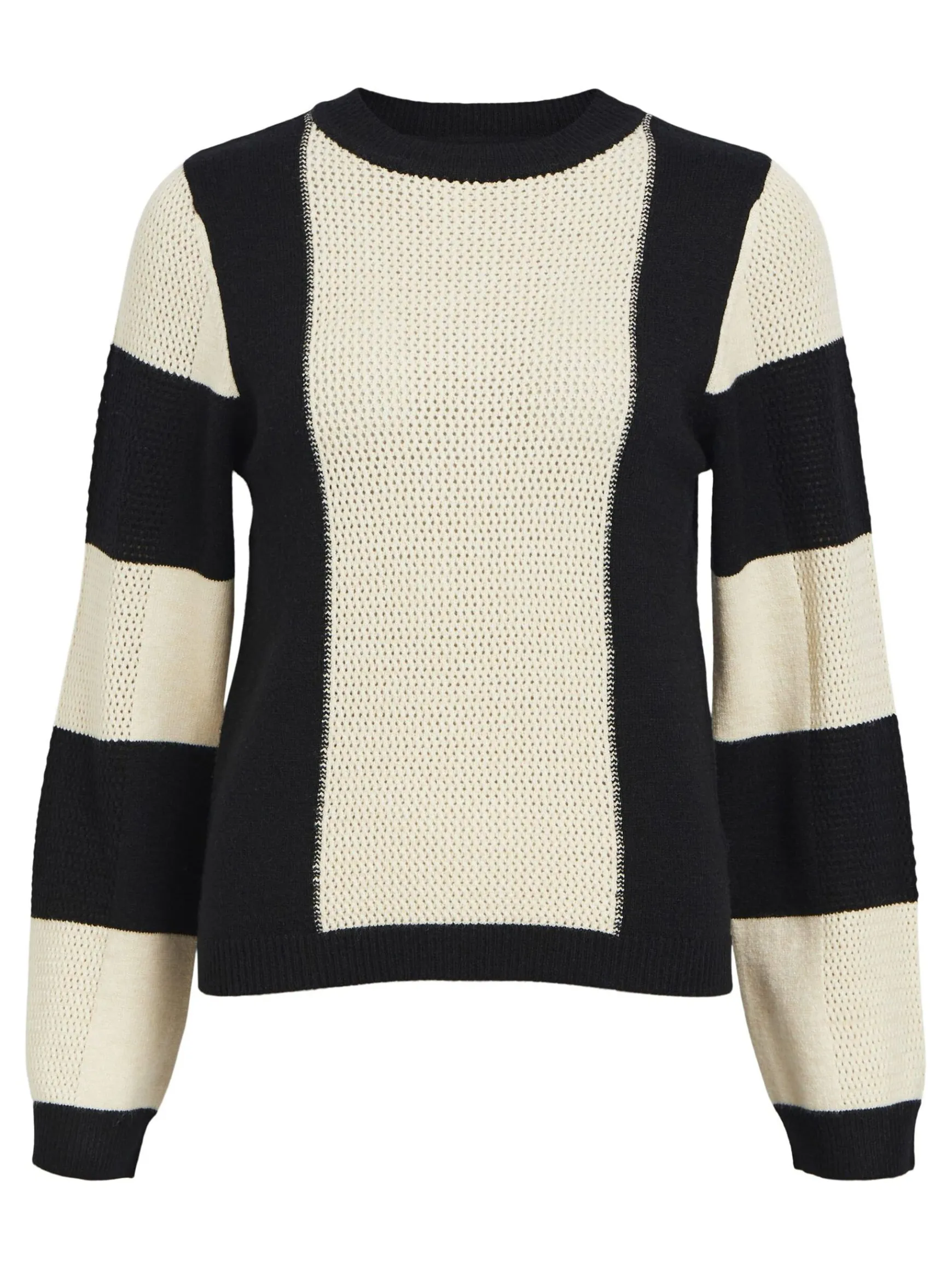 Dame OBJECT LANGÆRMET STRIKTRØJE