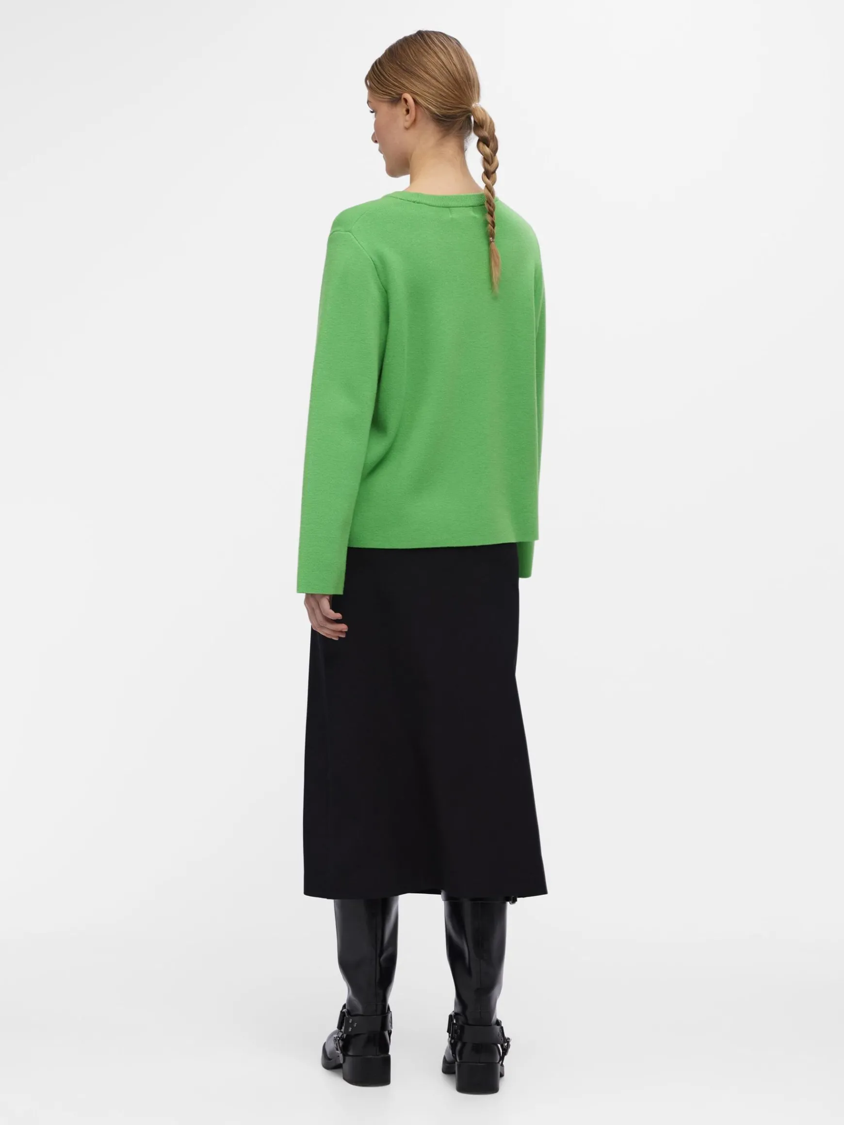 Dame OBJECT LANGÆRMET STRIKTRØJE