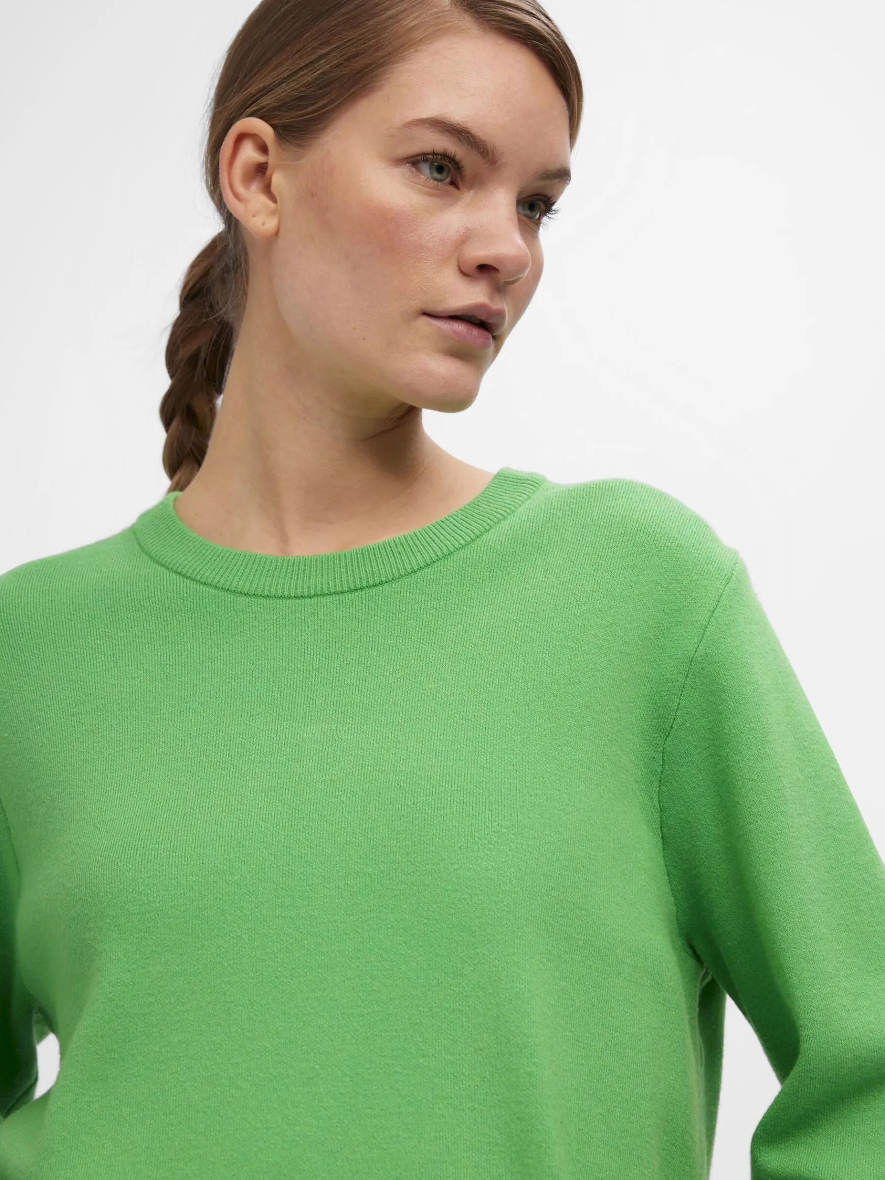 Dame OBJECT LANGÆRMET STRIKTRØJE