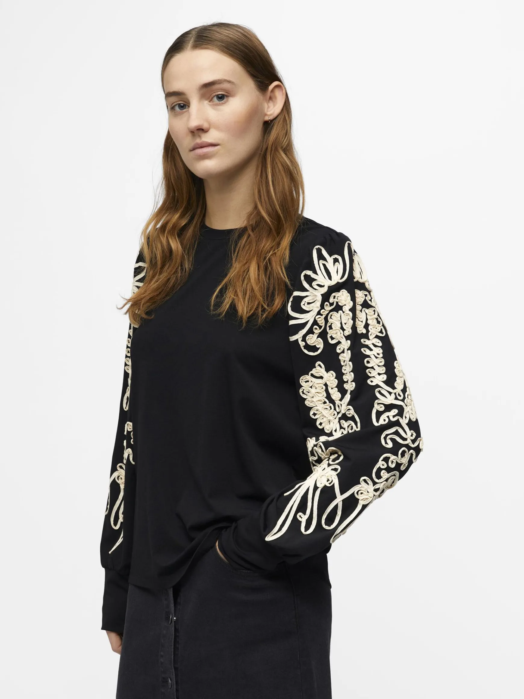 Dame OBJECT LANGÆRMET TOP