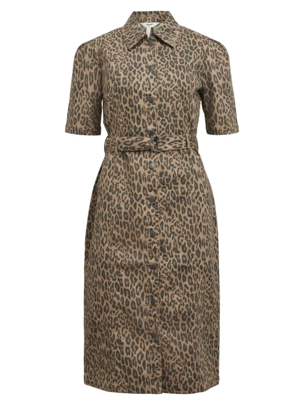 Dame OBJECT LEOPARDPRINT DENIMKJOLE