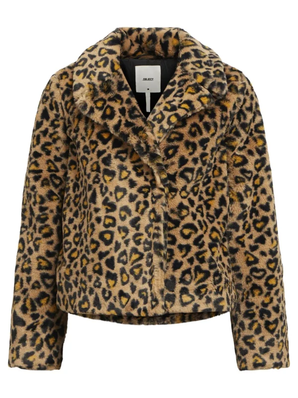Dame OBJECT LEOPARDPRINT JAKKE
