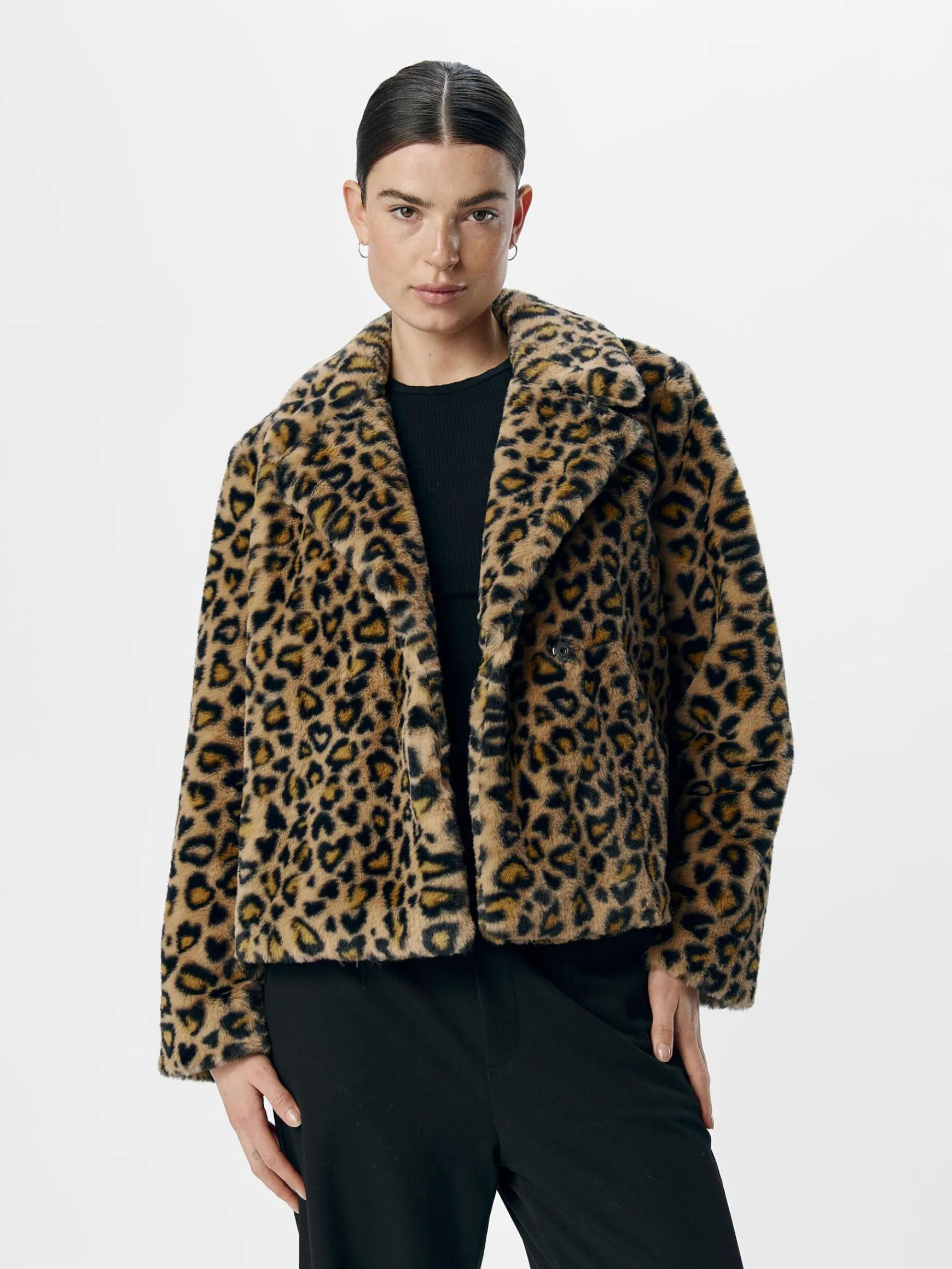 Dame OBJECT LEOPARDPRINT JAKKE