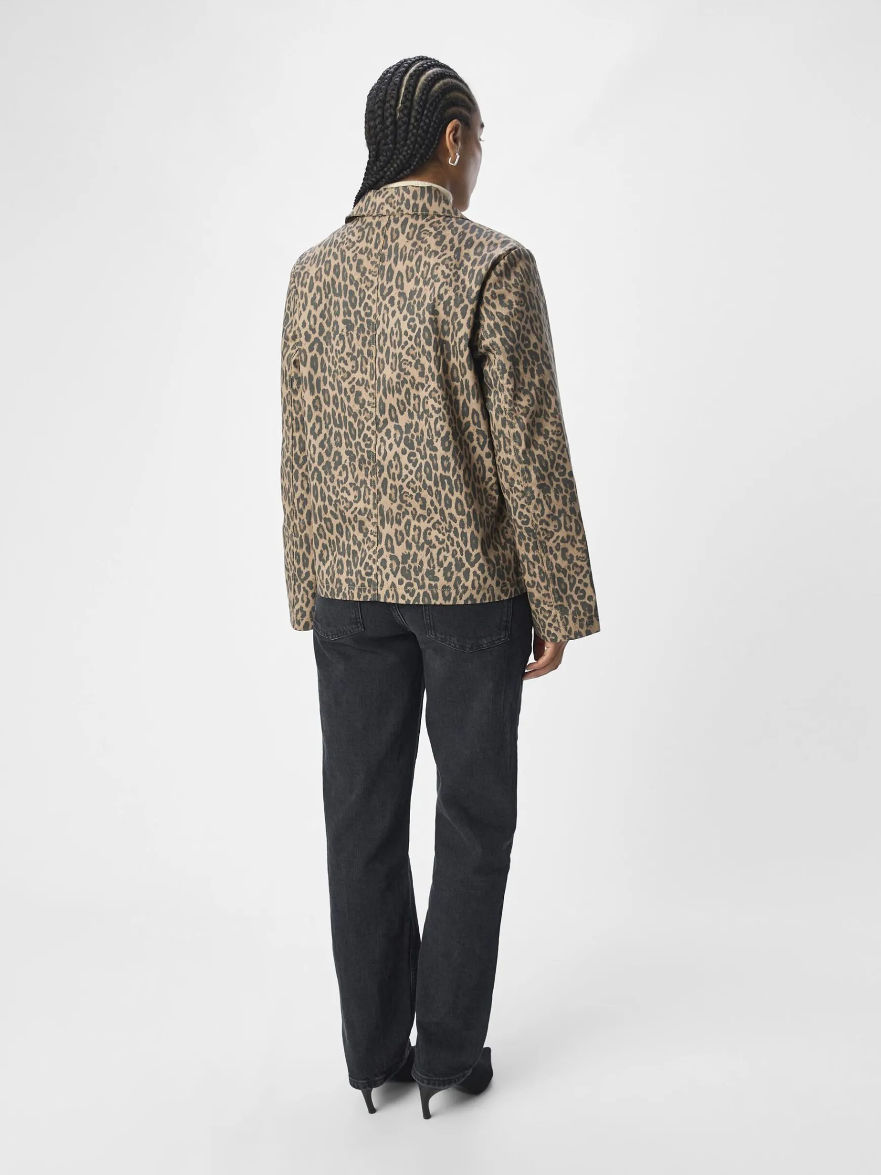 Dame OBJECT LEOPARDPRINT JAKKE