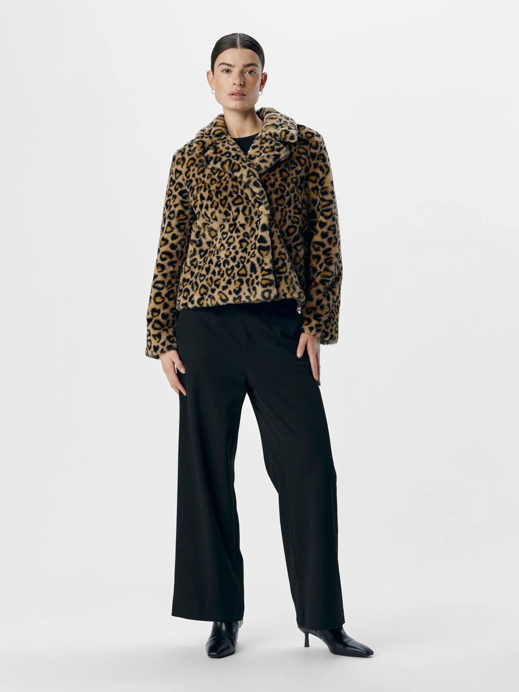 Dame OBJECT LEOPARDPRINT JAKKE