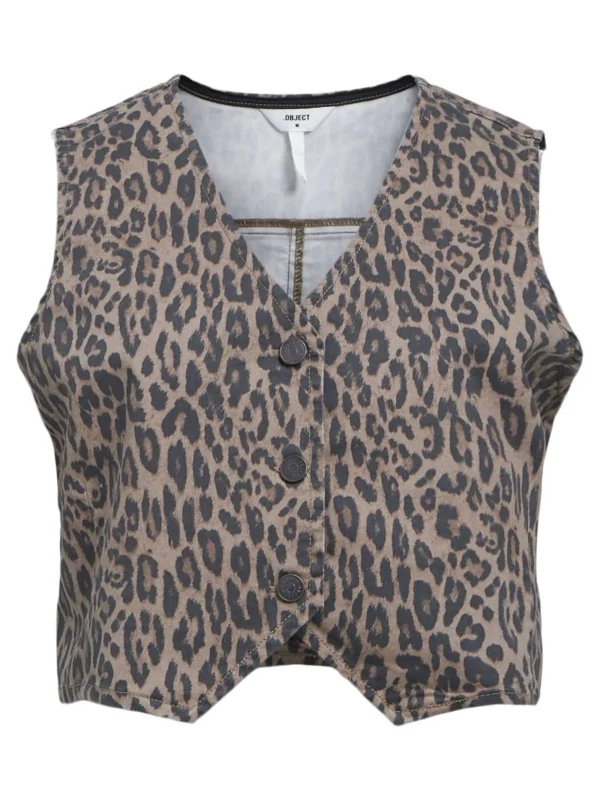 Dame OBJECT LEOPARDPRINT VEST