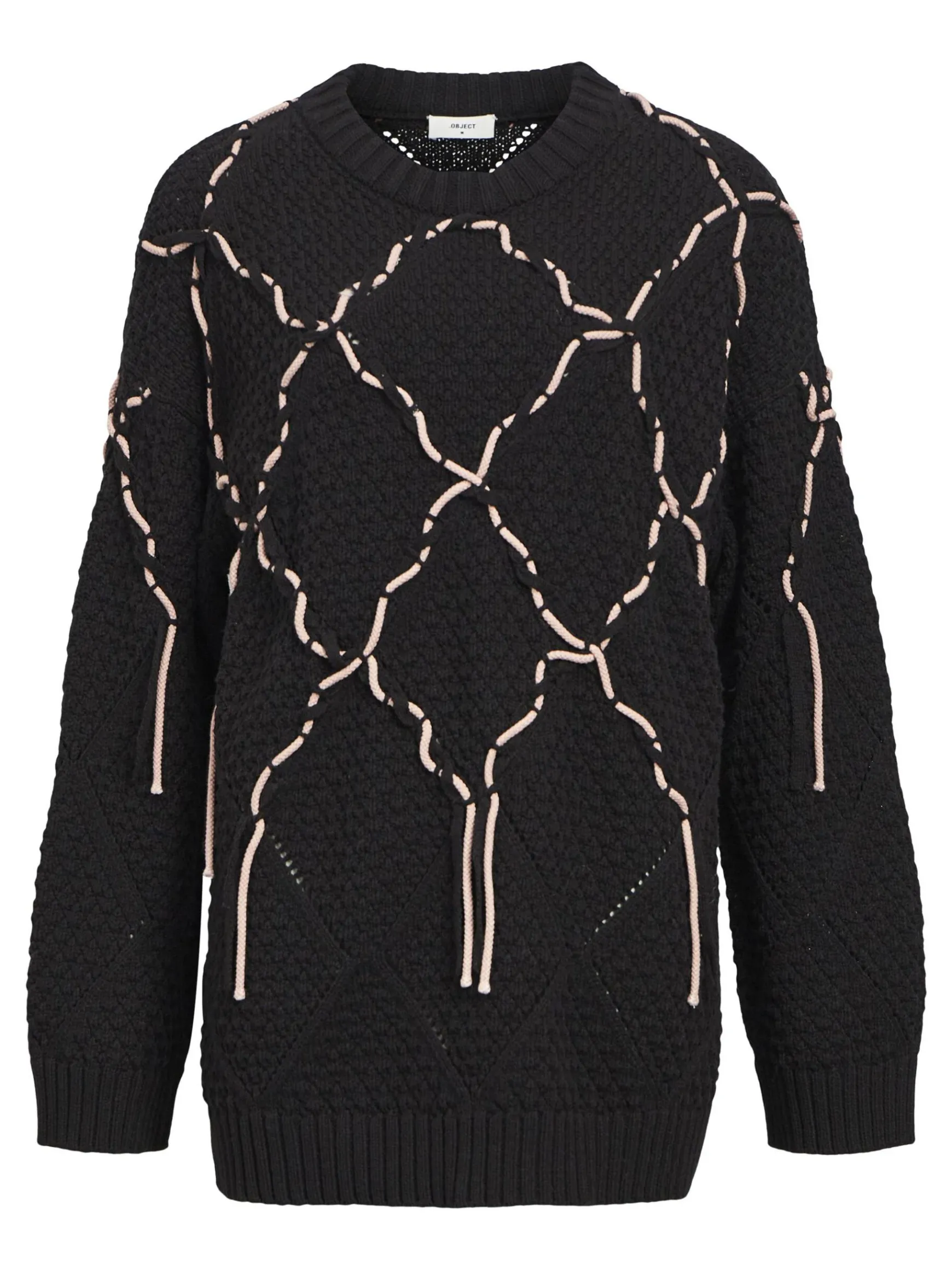 Dame OBJECT LONGLINE STRIKTRØJE