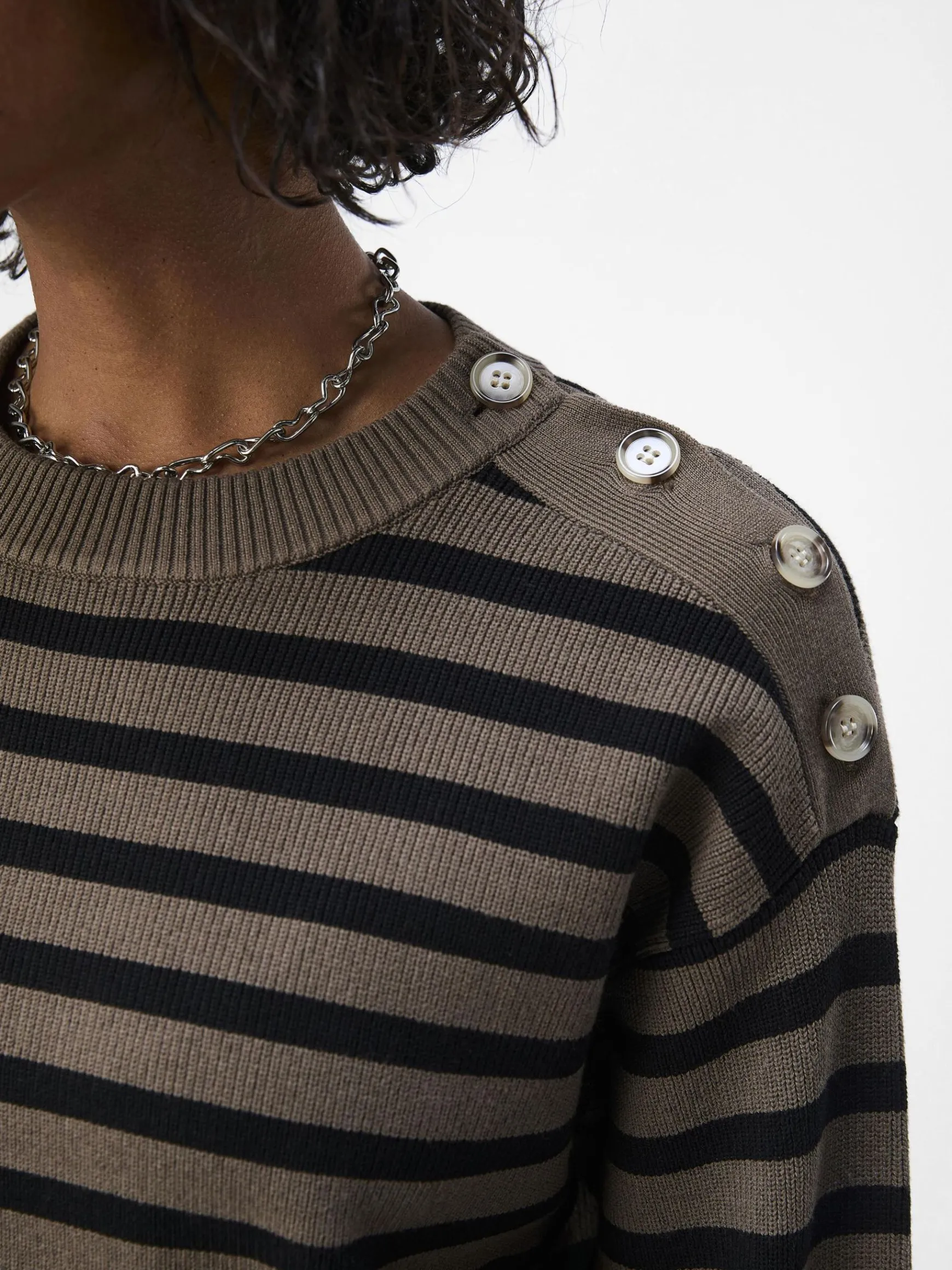 Dame OBJECT LØS STRIKTRØJE