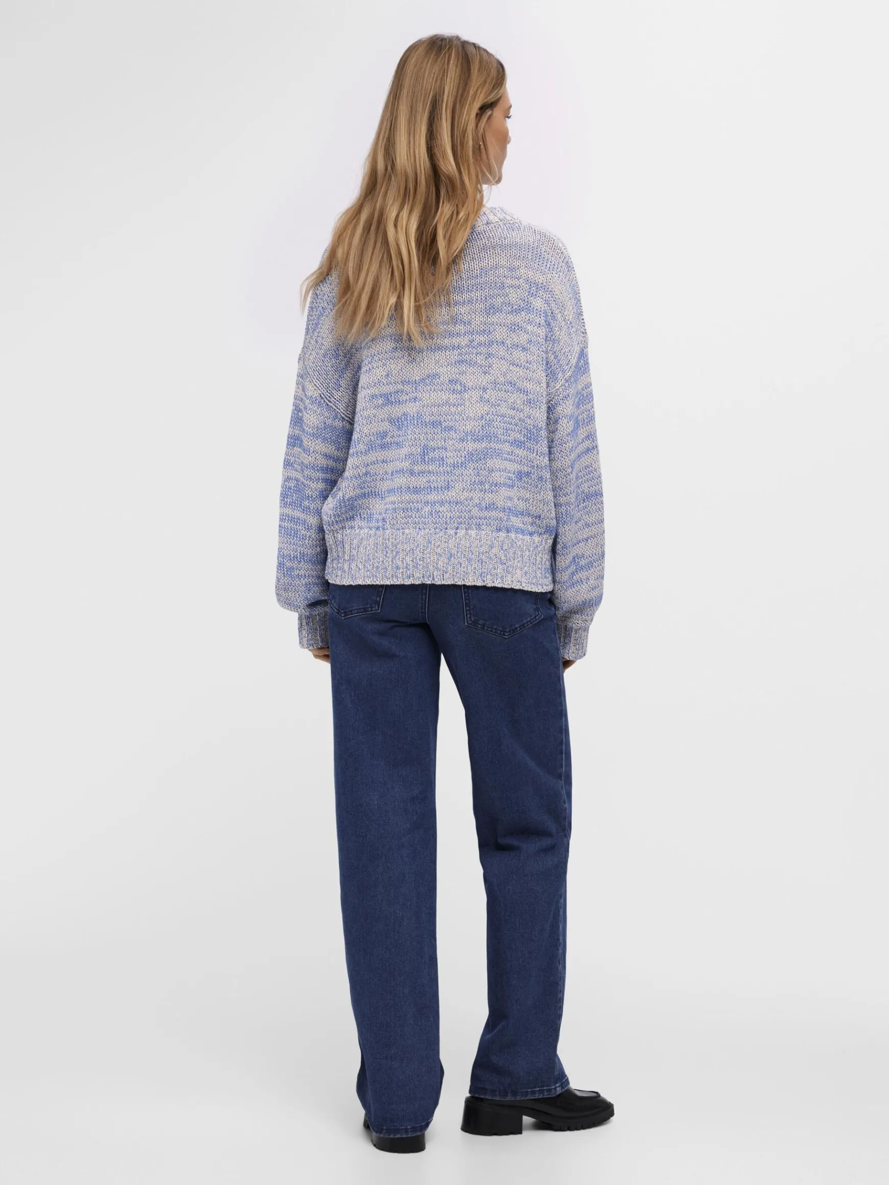 Dame OBJECT MELERET STRIKTRØJE