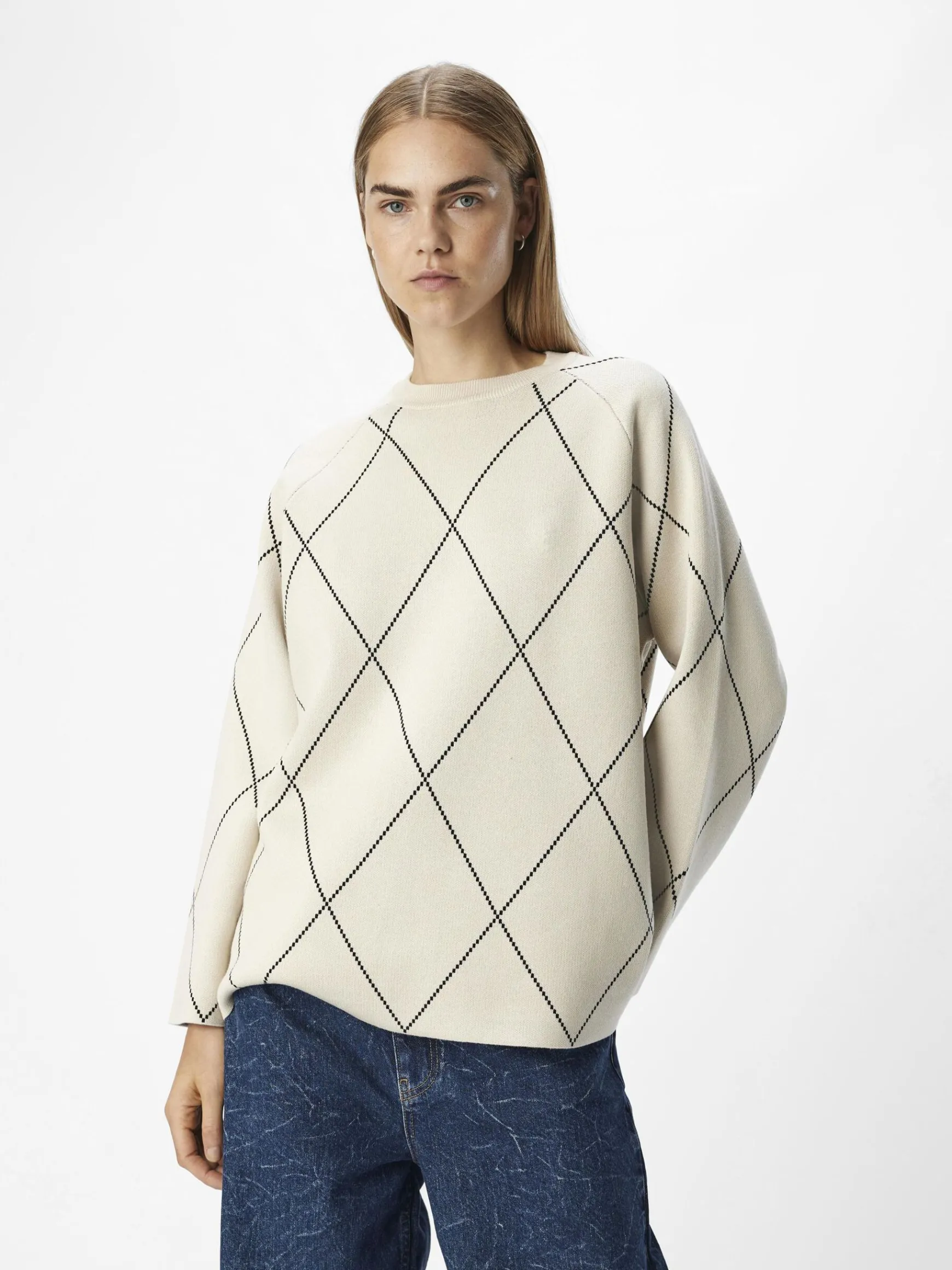 Dame OBJECT OBJESTER STRIKTRØJE