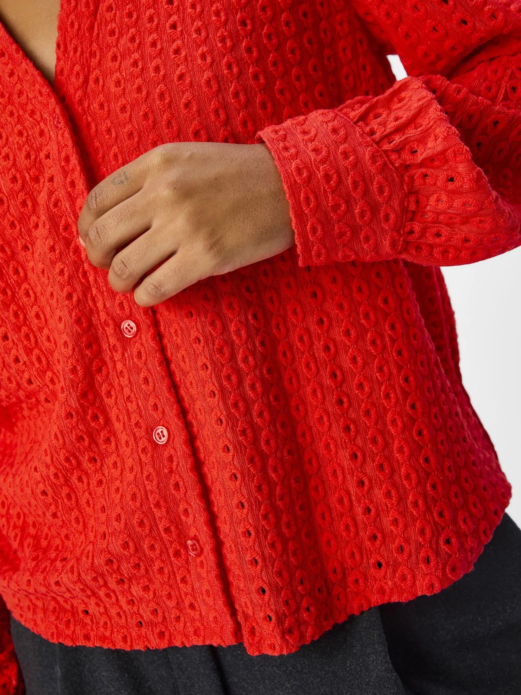 Dame OBJECT OBJFEODORA LANGÆRMET SKJORTE