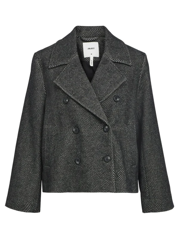 Dame OBJECT OBJKEILY KORT JAKKE