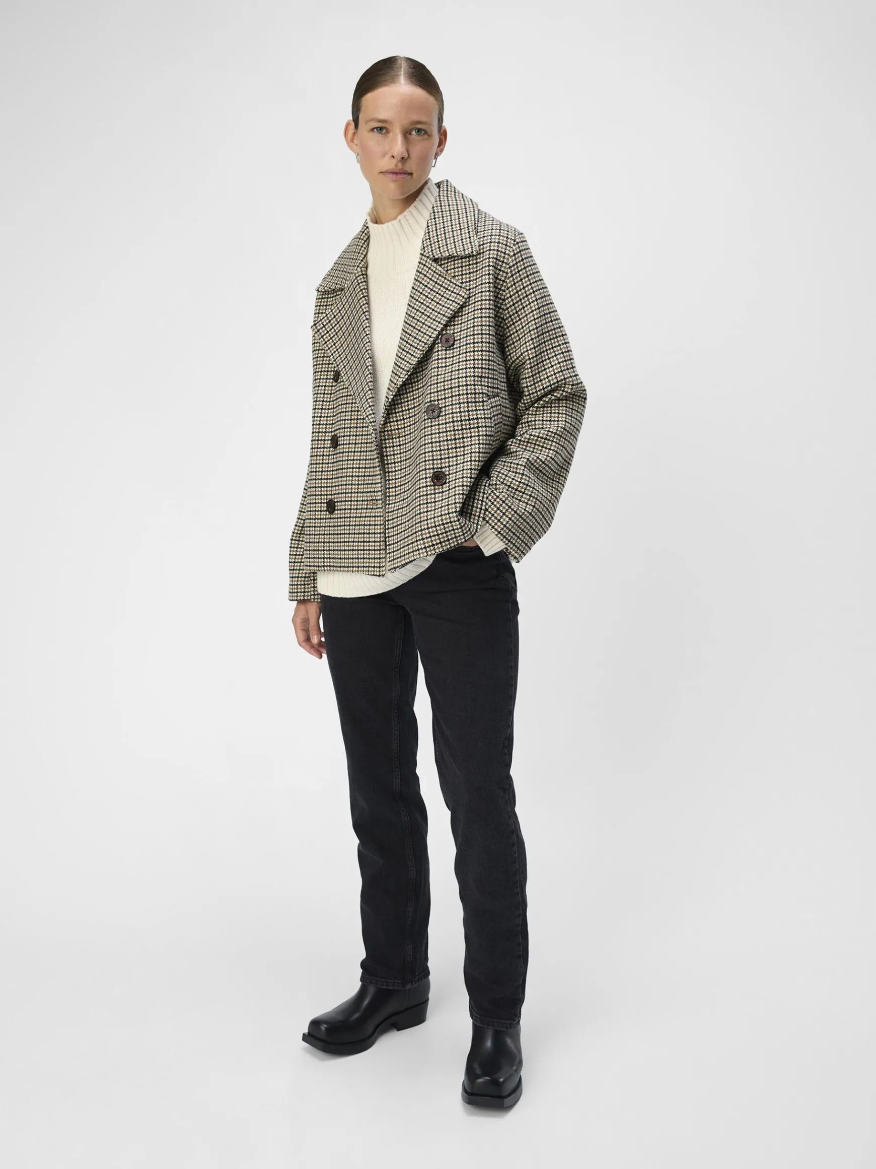 Dame OBJECT OBJKEILY KORT JAKKE