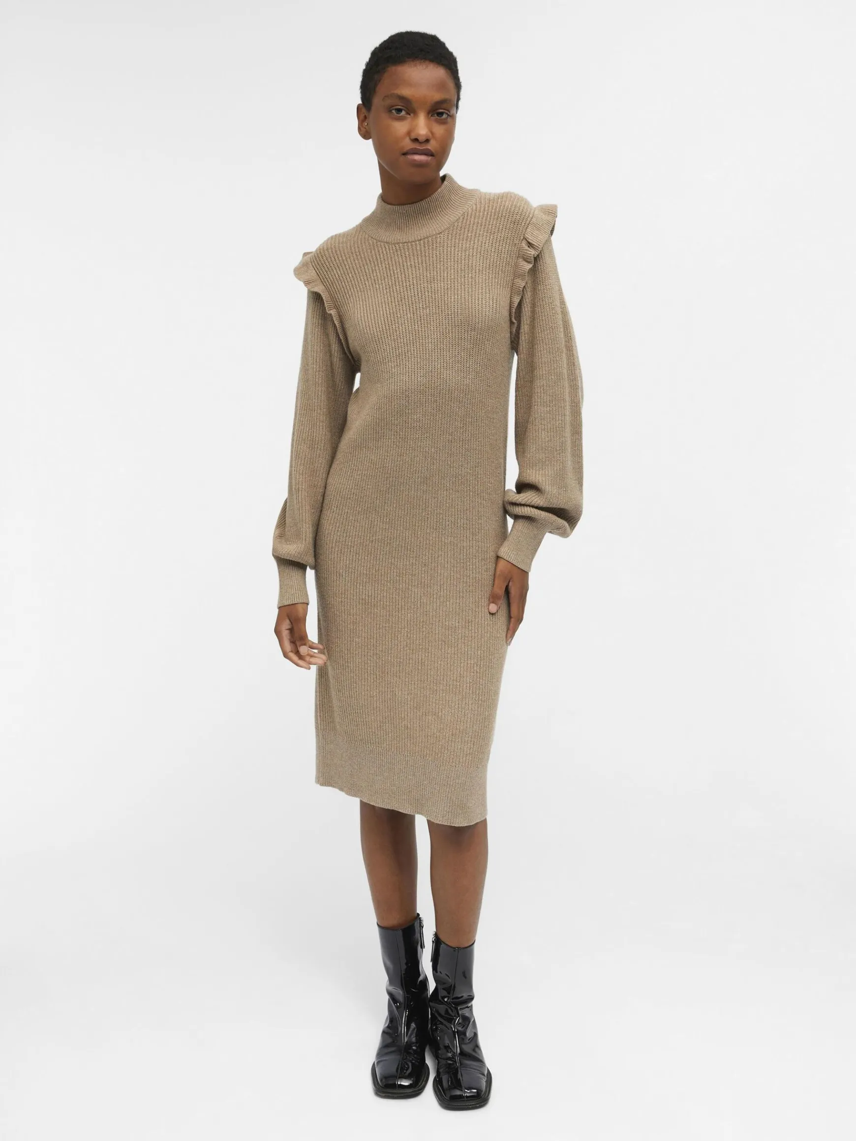 Dame OBJECT OBJMALENA STRIKKET KJOLE