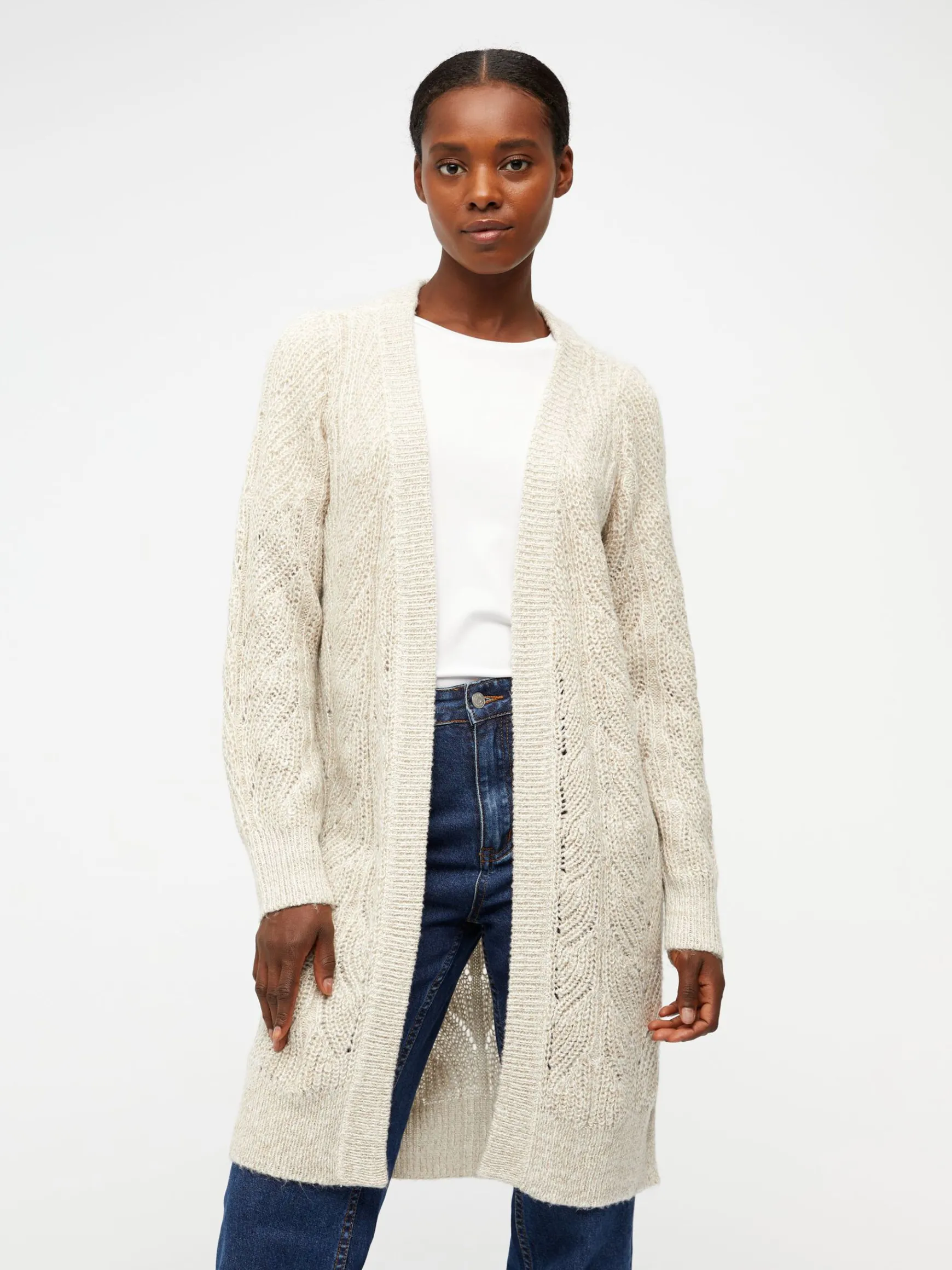 Dame OBJECT OBJNOVA STELLA STRIKKET CARDIGAN