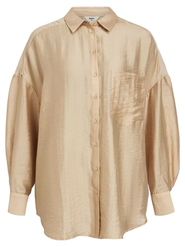 Dame OBJECT OVERSIZED SKJORTE