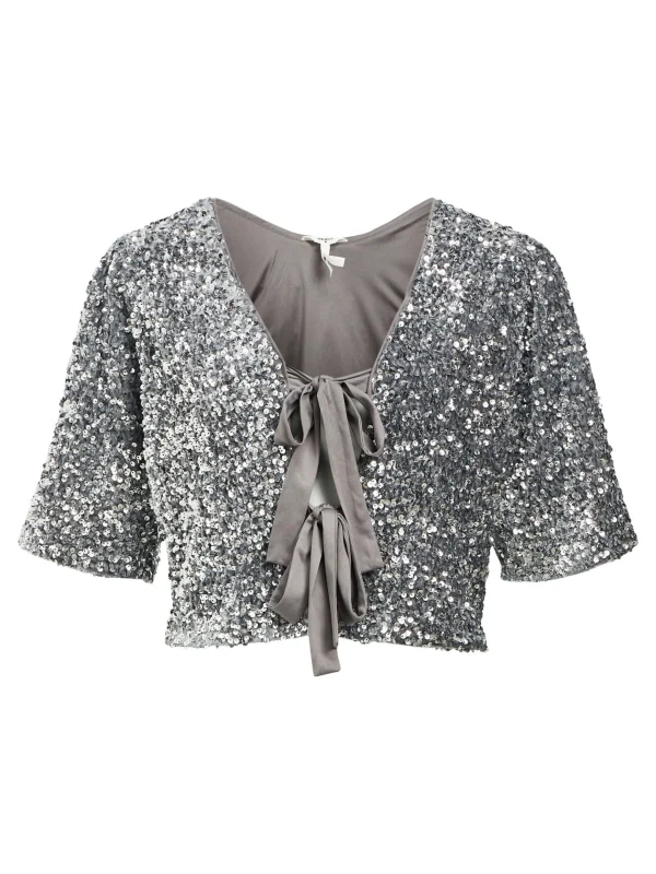 Dame OBJECT PAILLET KORT TOP