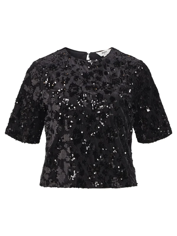 Dame OBJECT PAILLET KORT TOP