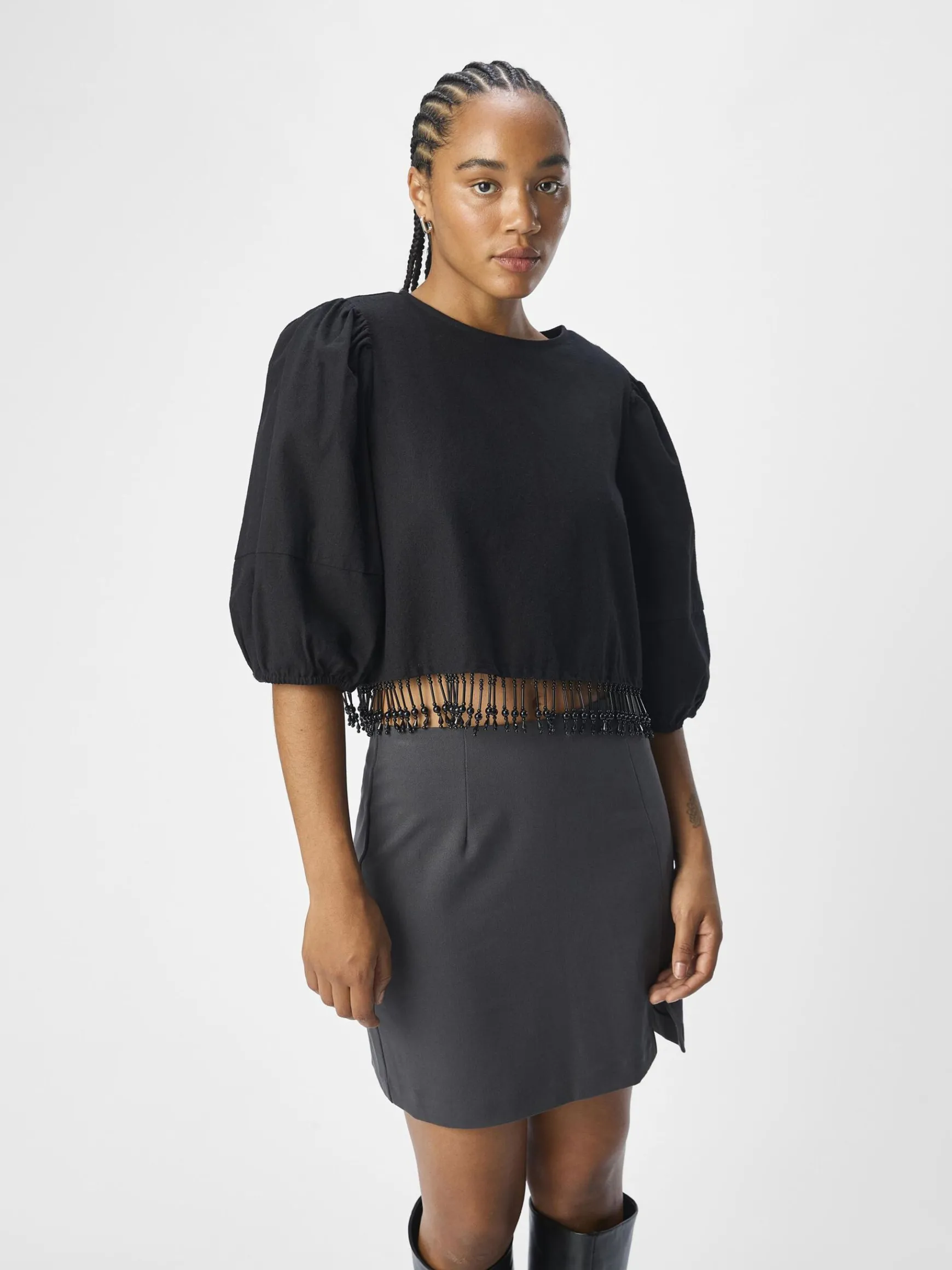 Dame OBJECT PERLE KORT TOP