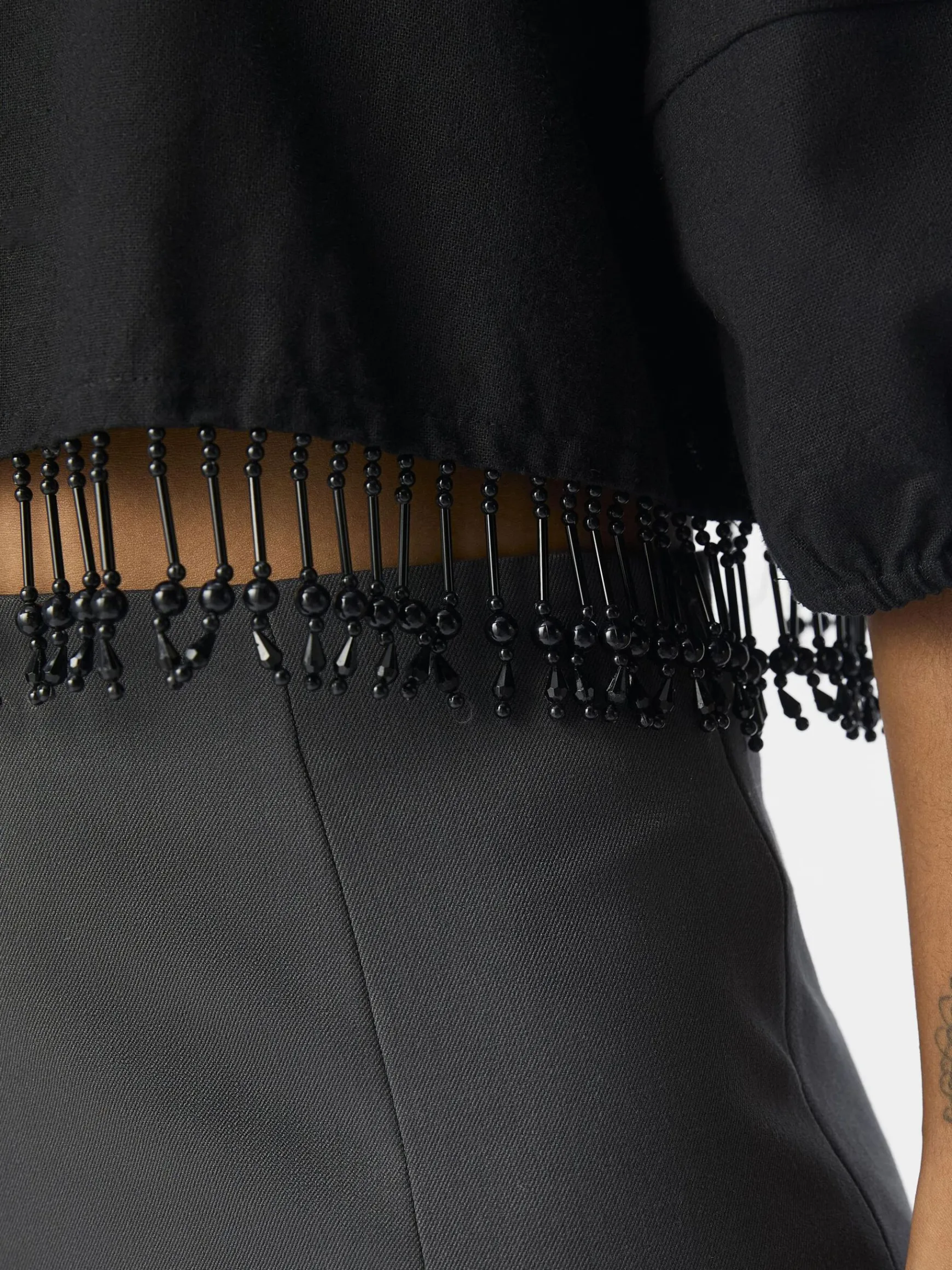 Dame OBJECT PERLE KORT TOP