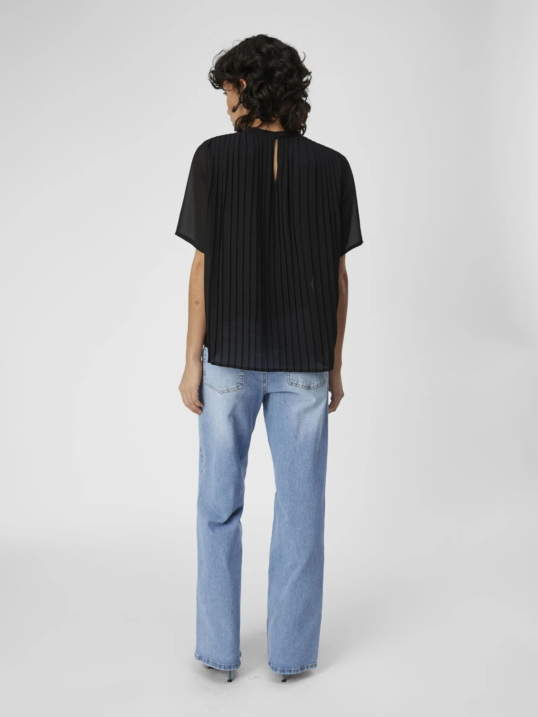 Dame OBJECT PLISSERET TOP