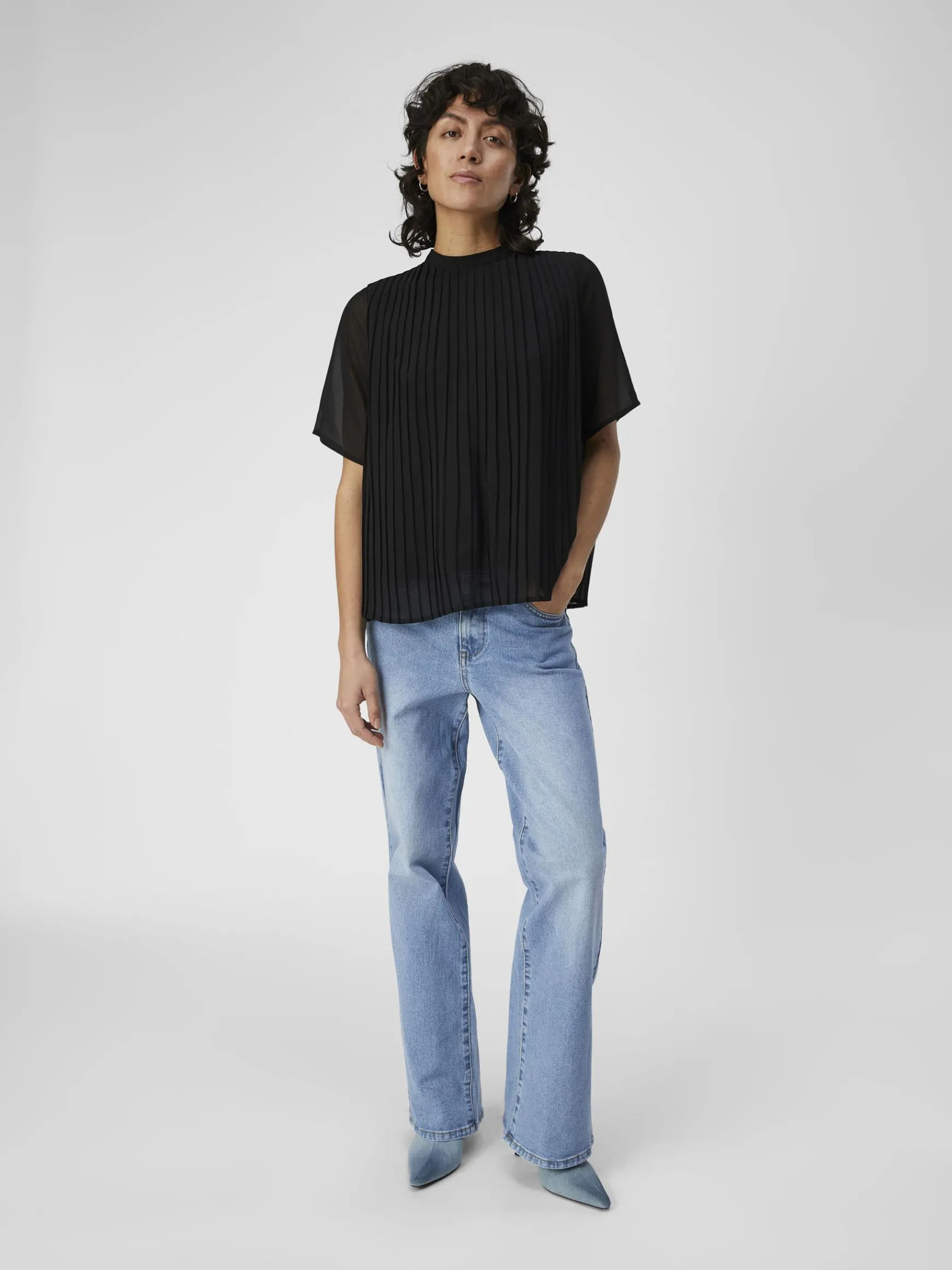 Dame OBJECT PLISSERET TOP