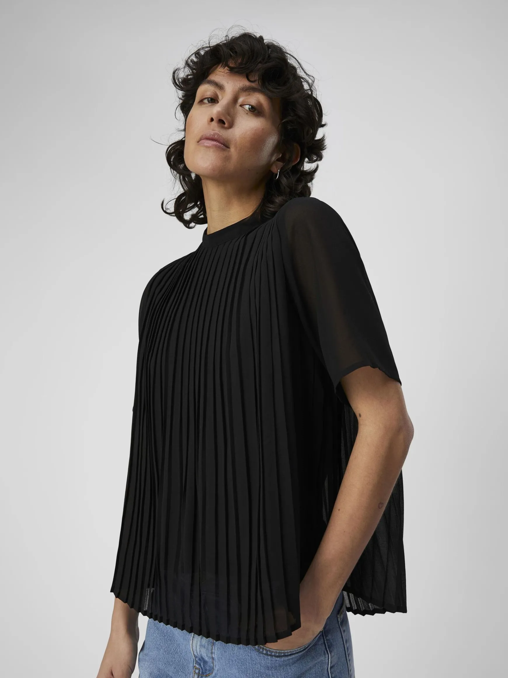 Dame OBJECT PLISSERET TOP