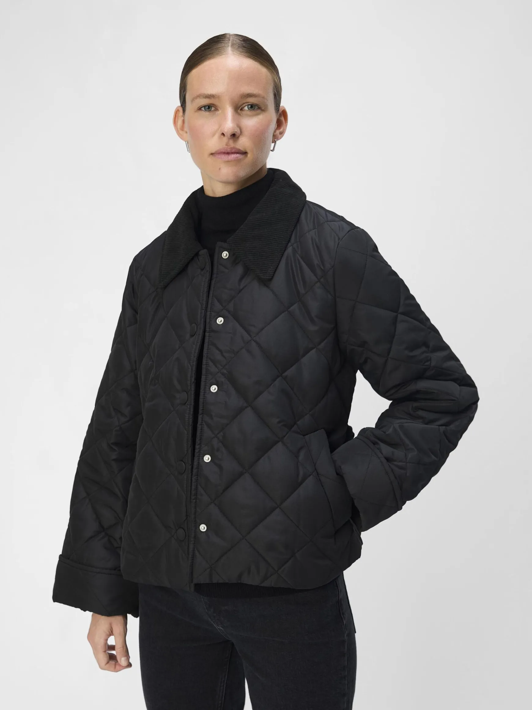 Dame OBJECT POLSTRET QUILTET JAKKE