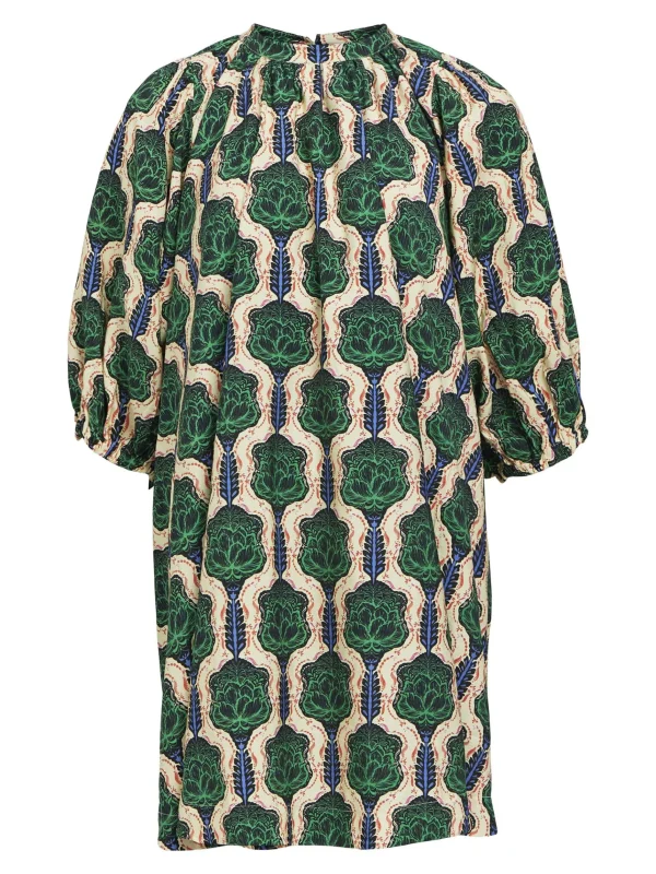 Dame OBJECT PRINTET KORT KJOLE