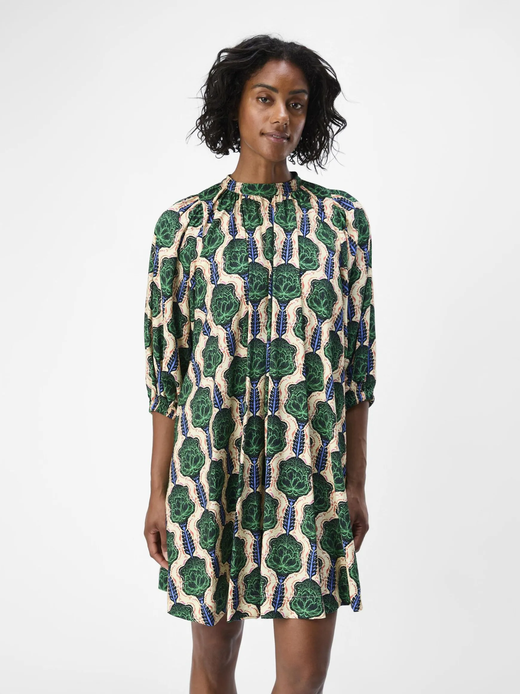 Dame OBJECT PRINTET KORT KJOLE