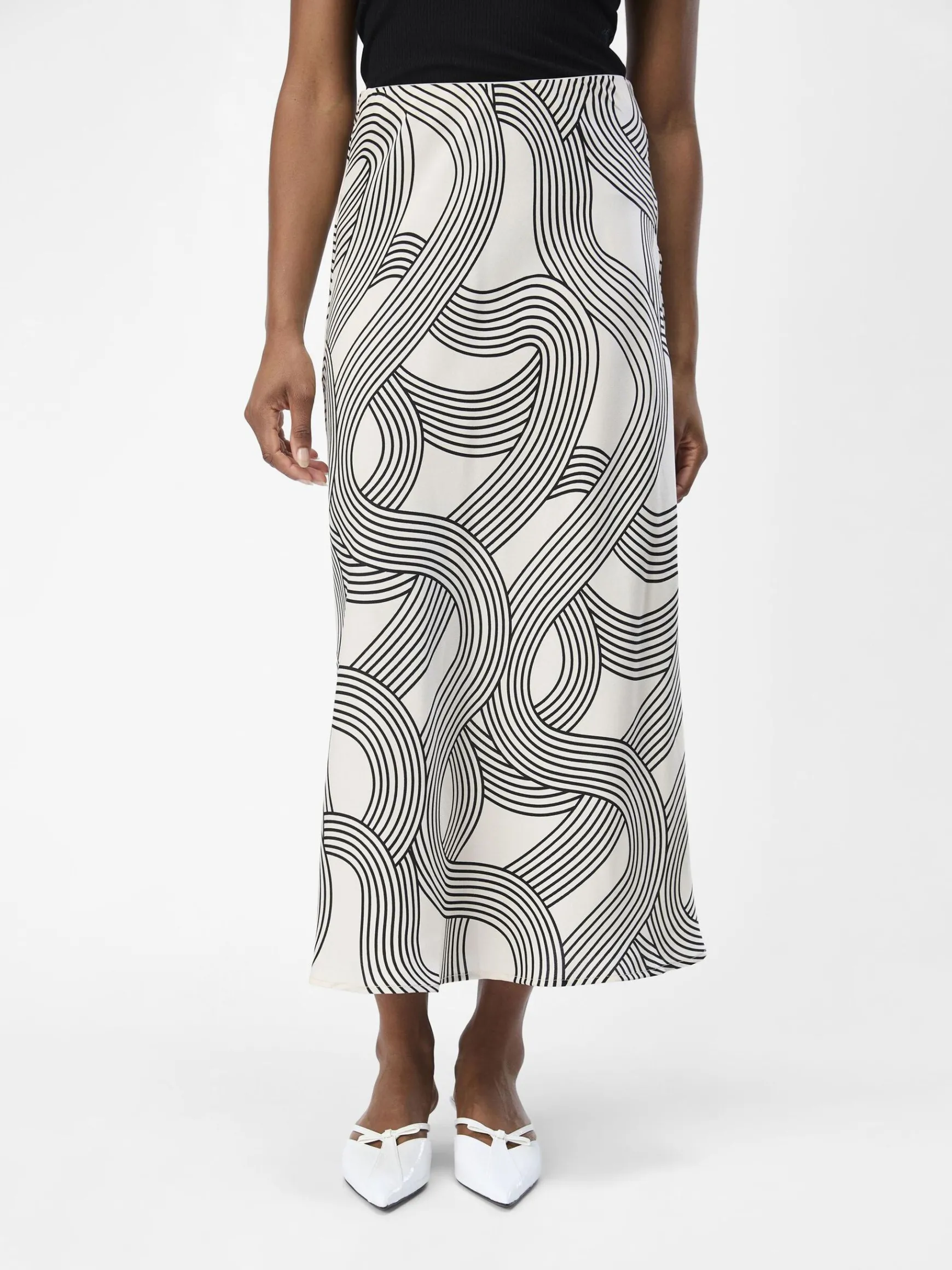 Dame OBJECT PRINTET MIDINEDERDEL