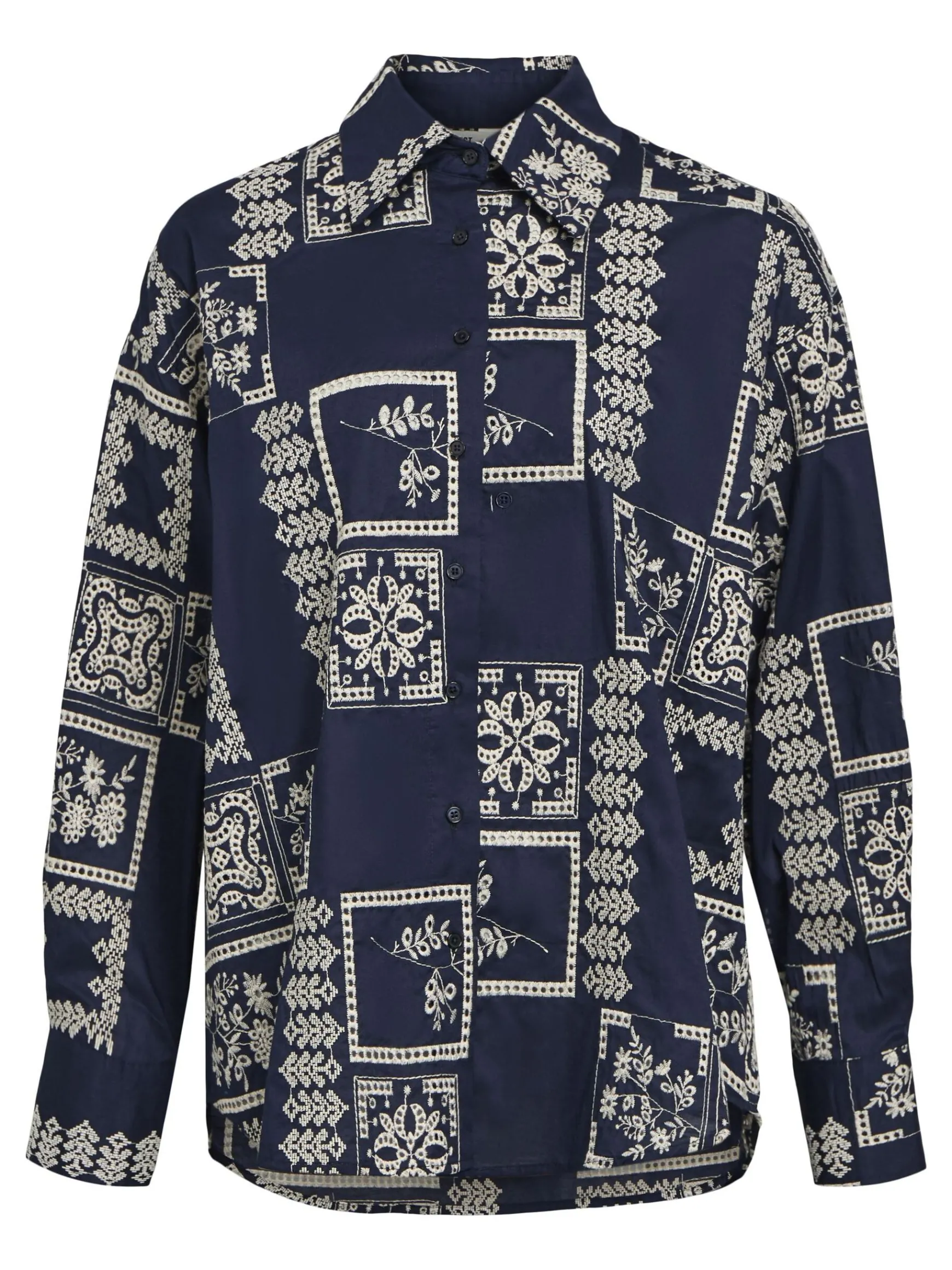 Dame OBJECT PRINTET SKJORTE